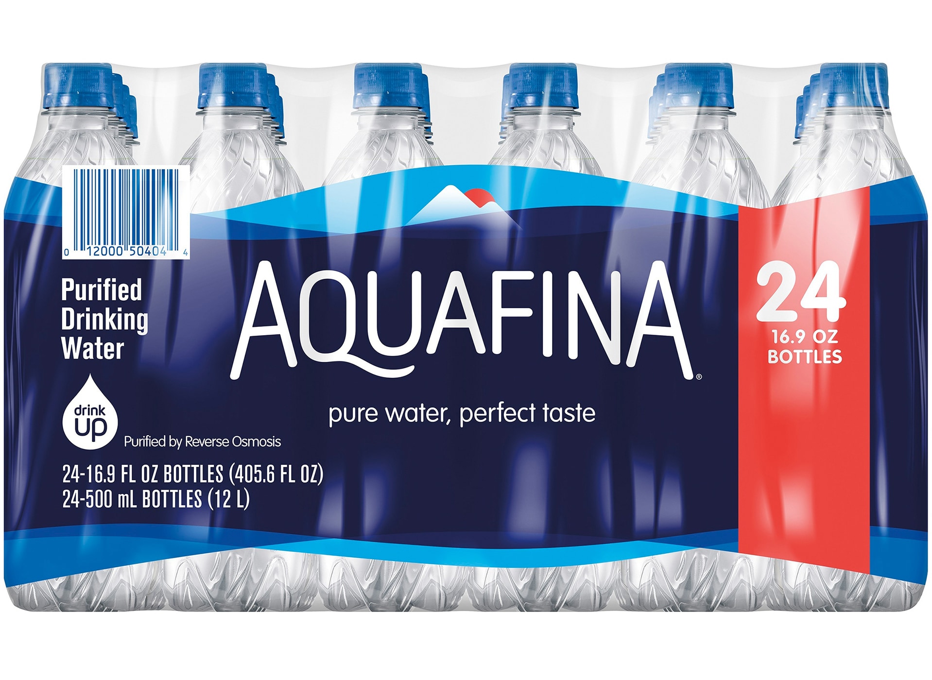 Aquafina 24-Pack 16.9-fl oz Purified Bottled Water in the Water