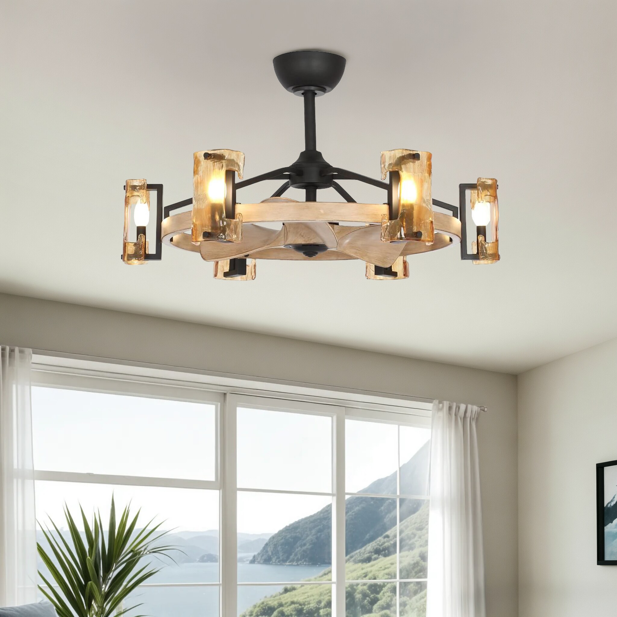 Parrot Uncle BBA829006CA-WOOD Ceiling-Fans - View #3