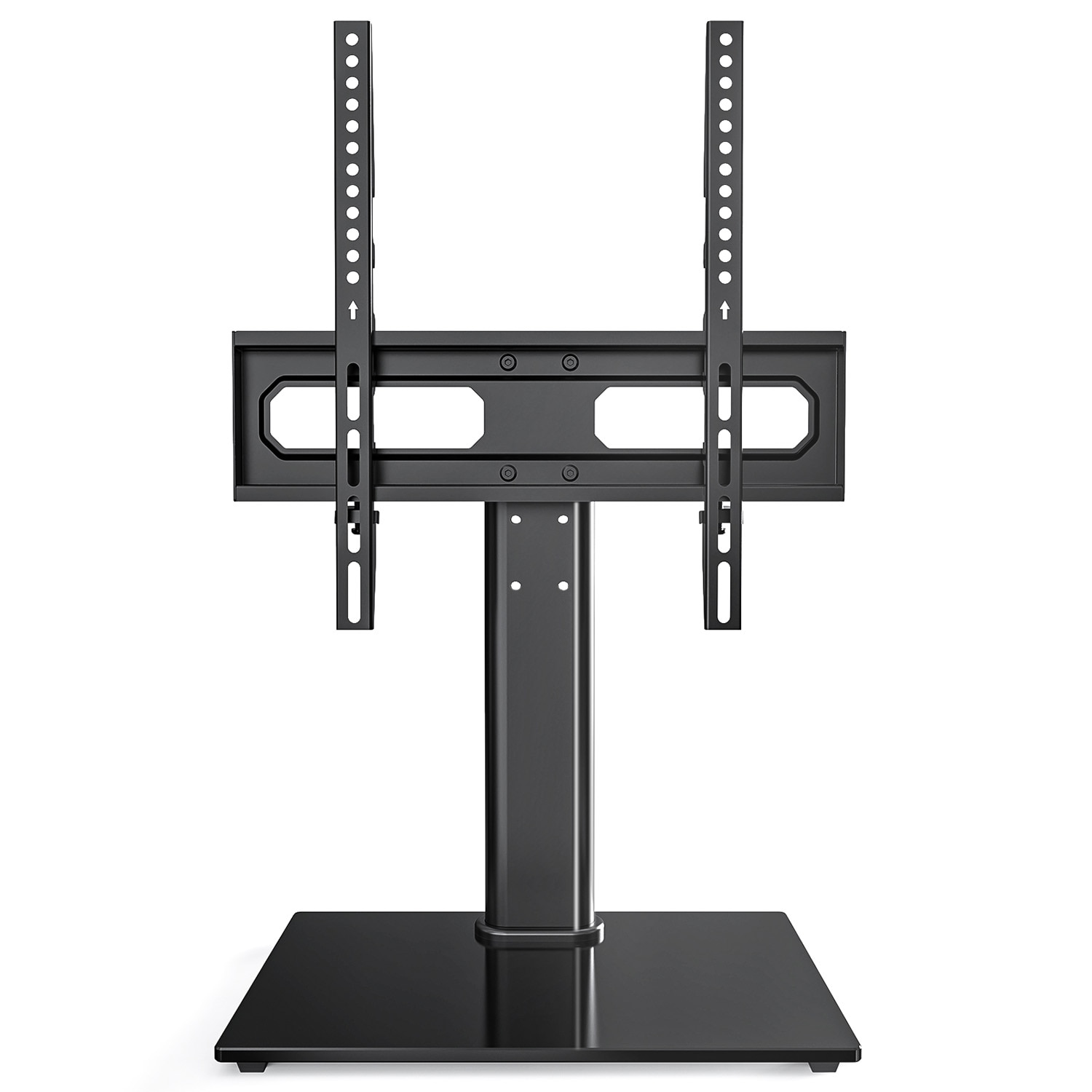 GZMR GZ-W22346 3-height adjustable desktop TV stand mount base Swivel Indoor Freestanding TV mount Fits TVs up to 55-in ( Hardware Included )