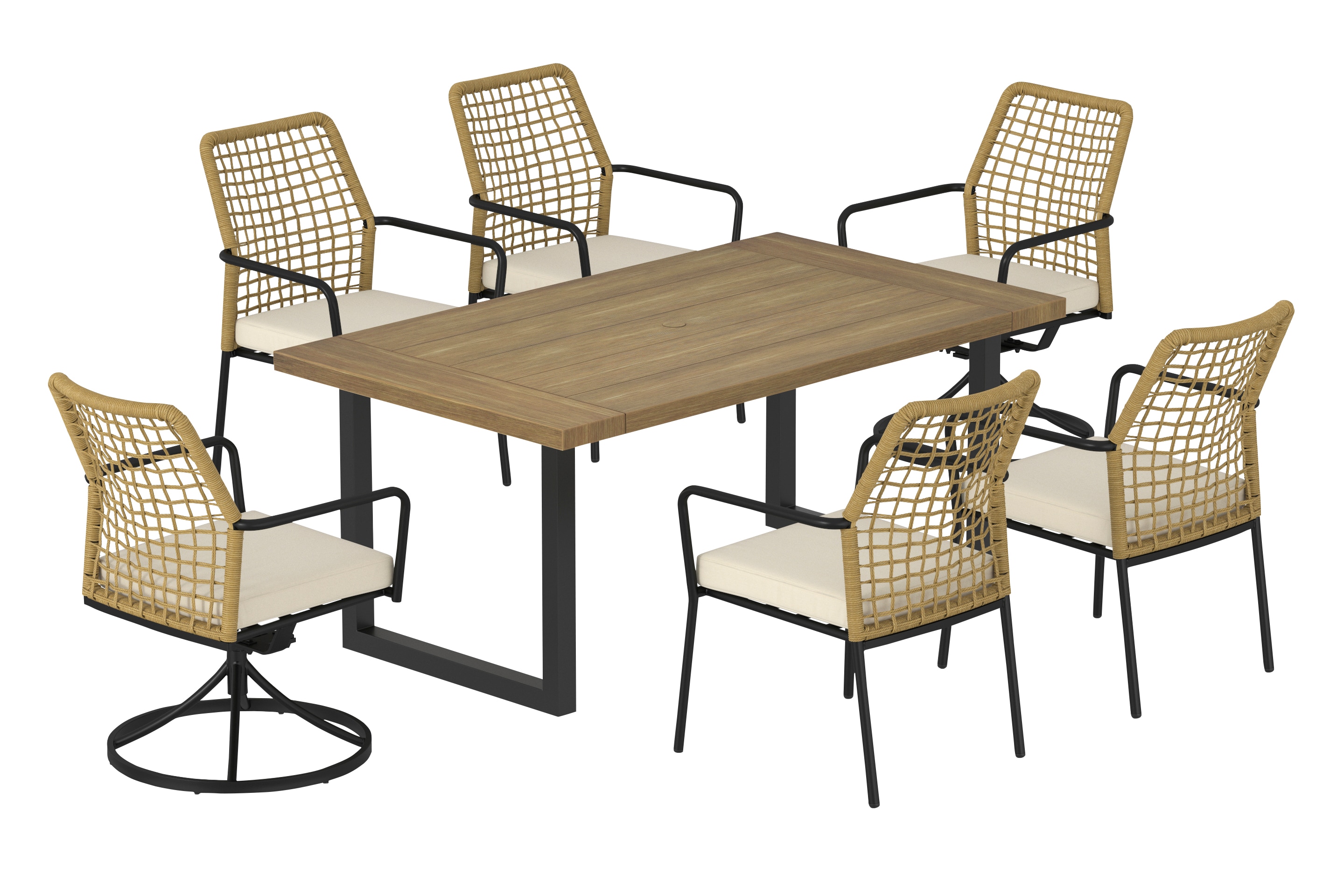 Origin 21 Clairmont Rectangle Outdoor Dining Table 38in W x 66in L