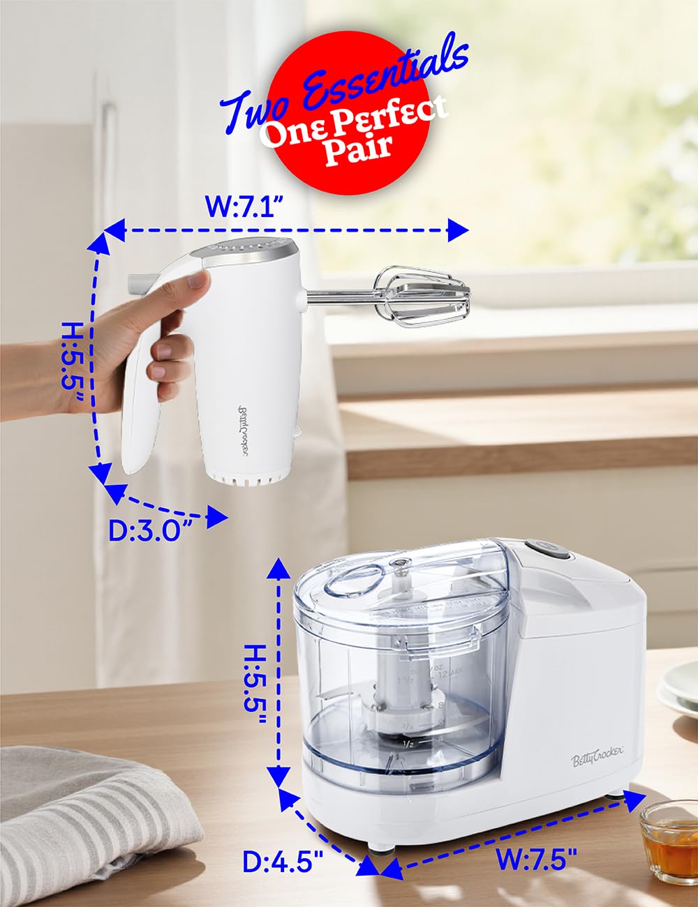Betty Crocker BC-7222W Hand-Mixers - View #7
