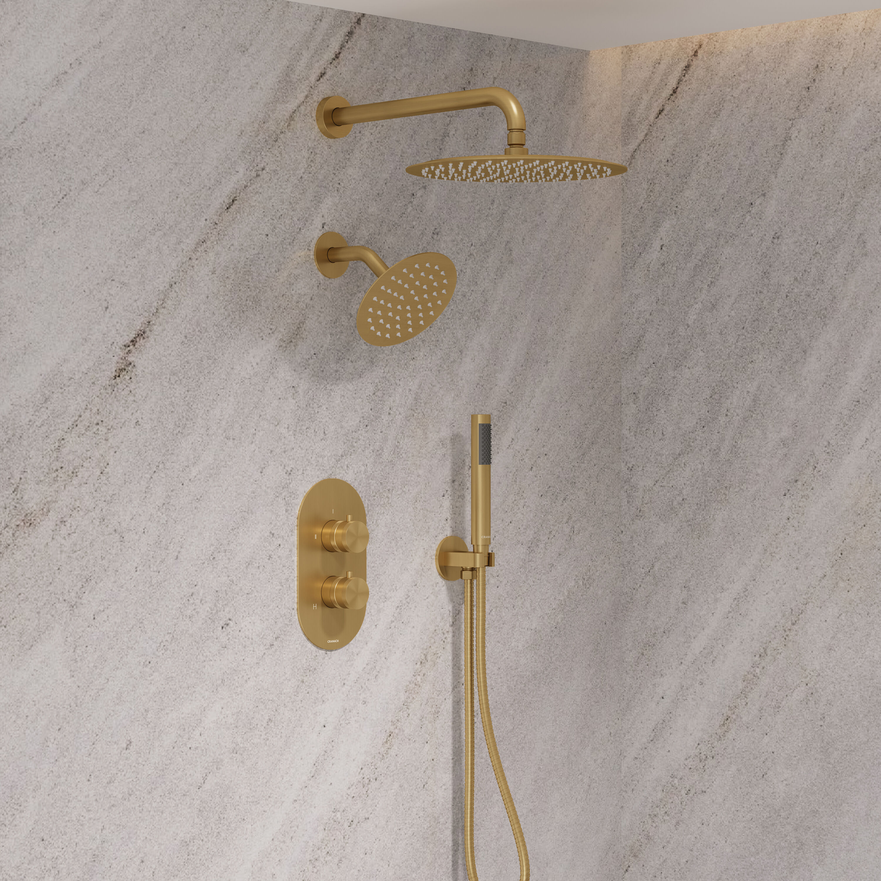 CRANACH C04.AN04.BG Showerhead-Bar-Panels - View #6