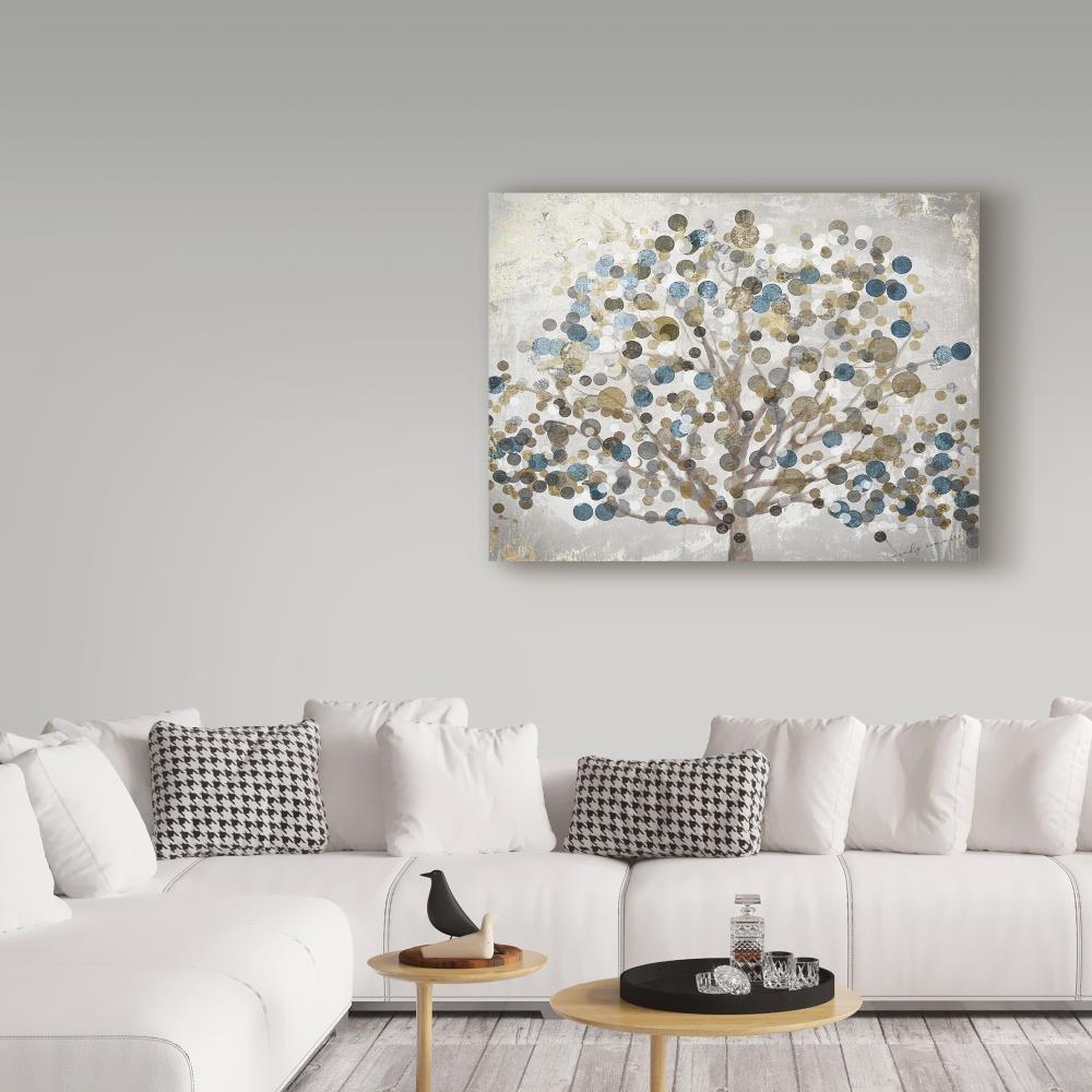 Trademark Fine Art ALI25799-C3547GG Color Bakery "Bubble Tree" 35x47 Canvas Art Color Bakery Multicolor 47-Inches H x 35-Inches W Botanical Canvas Print