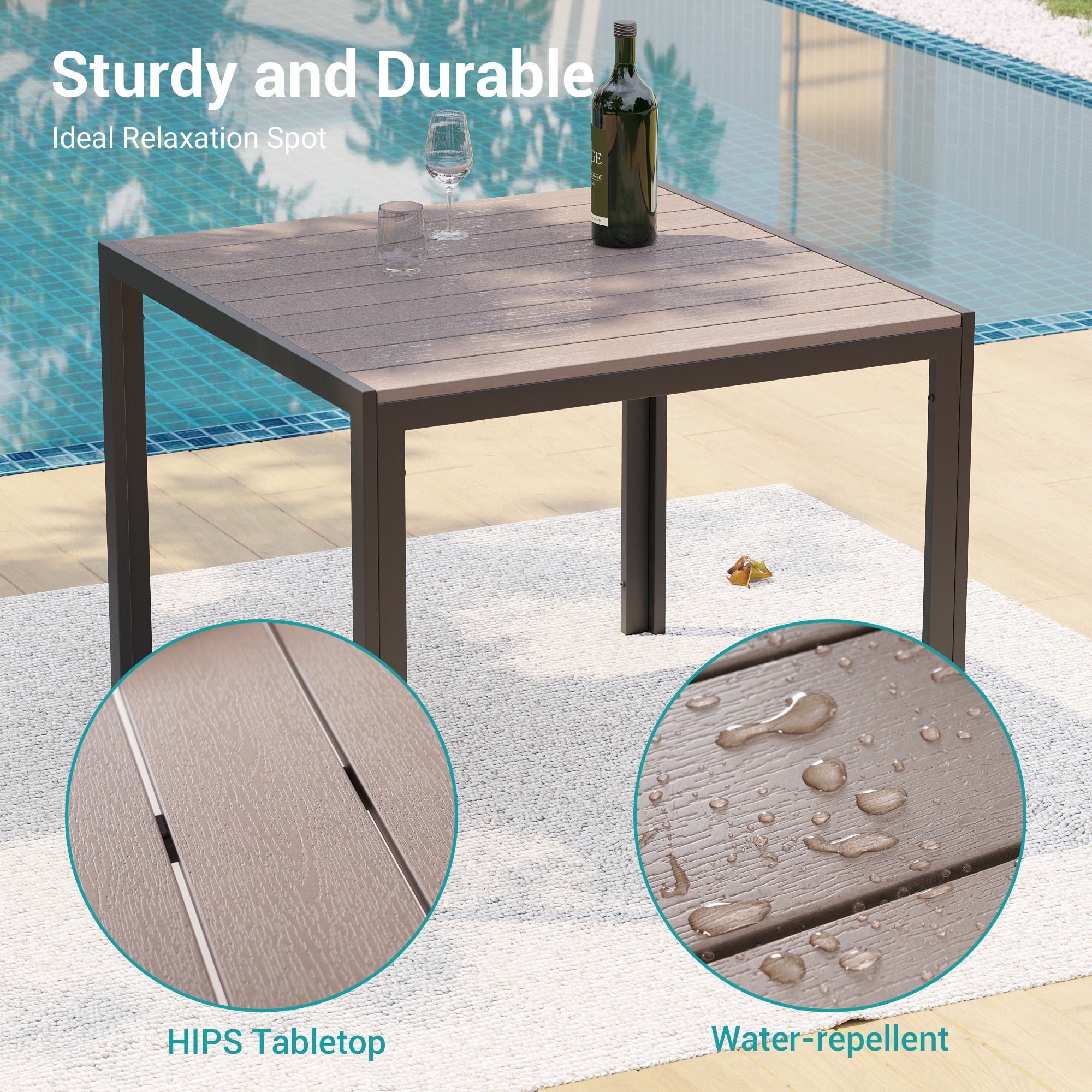 ACEGOSES LW-DS-265-TGY Patio-Conversation-Sets - View #4