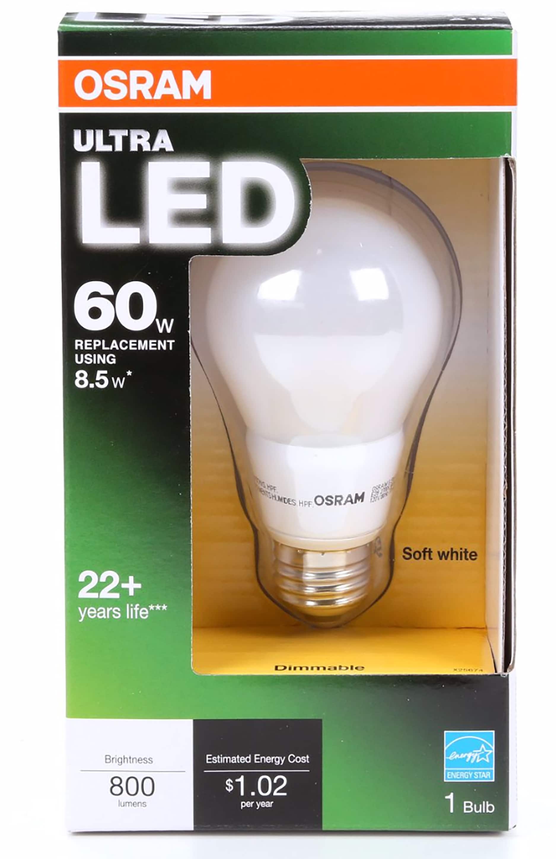 Osram E27 LED 9W 2700K (60W) Dimmable - Lampefeber