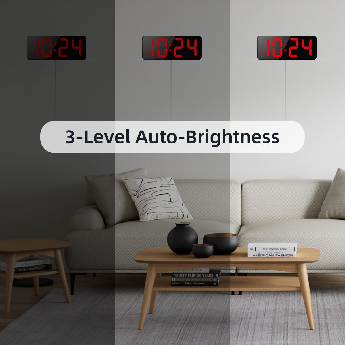 Phewnyzo LPW0821W1258 Indoor-Outdoor-Clocks - View #4