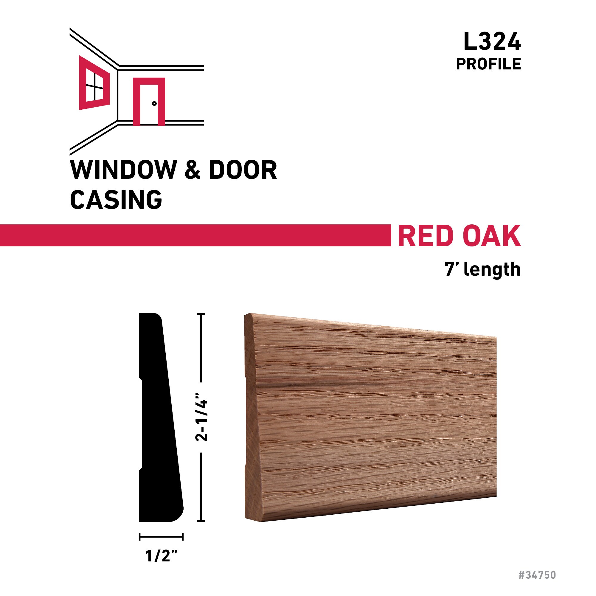 RELIABILT L 324 70 OAKSL Window-Door-Casings - View #3