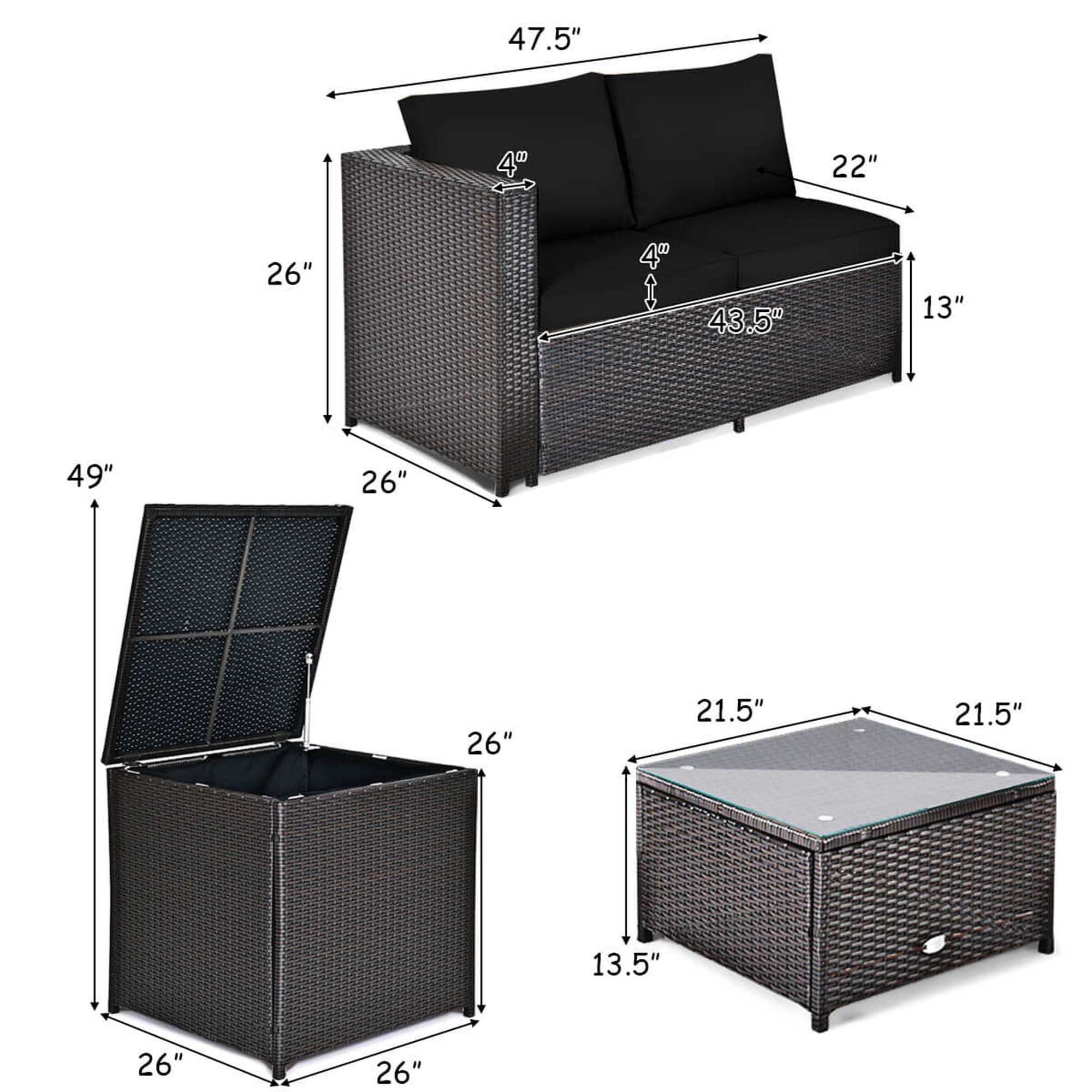 Costway HCST05322 Patio-Conversation-Sets - View #2