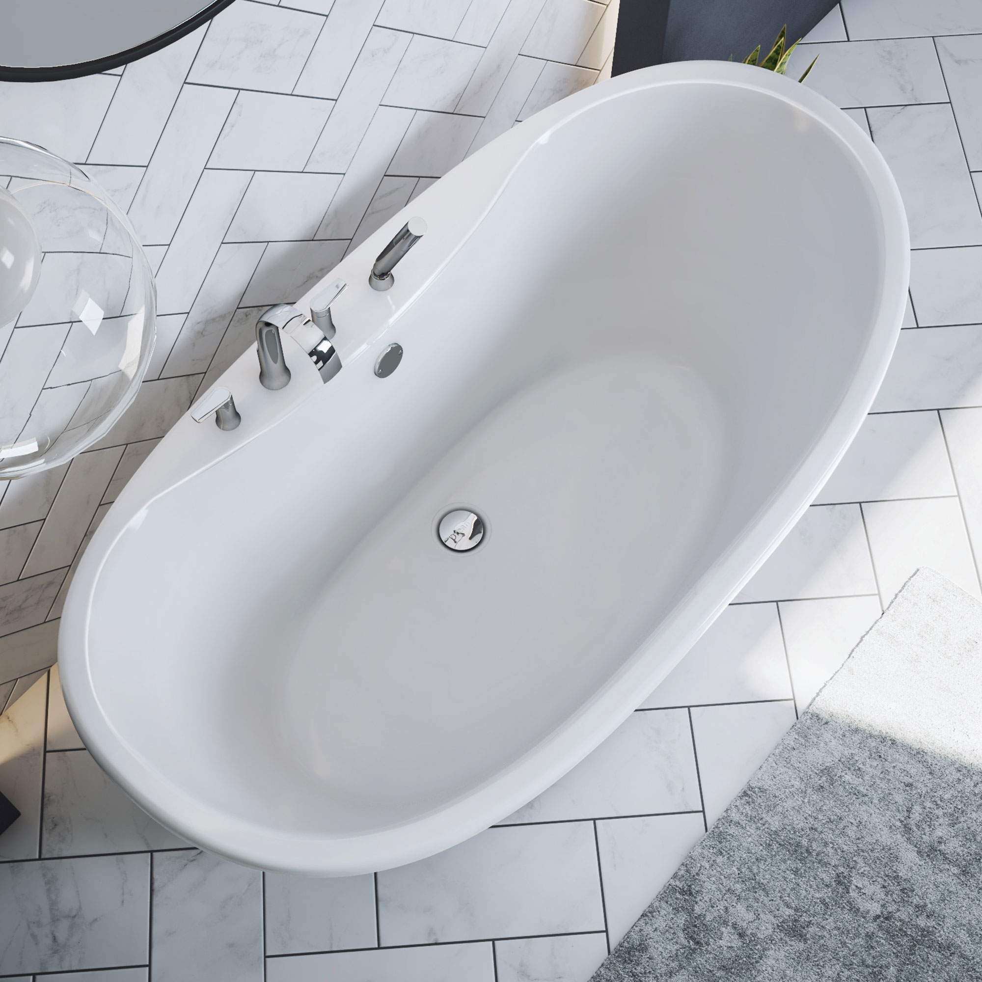 DreamLine BTMO6032WFXXC00 bathtubs - View #4