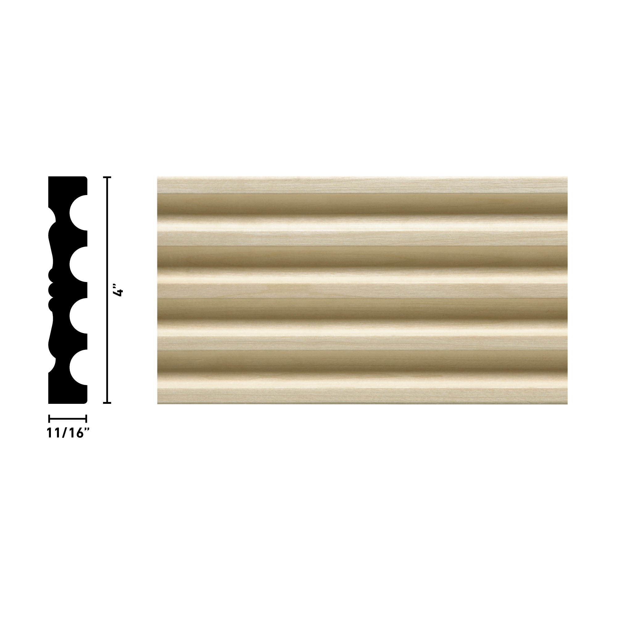Ornamental Mouldings 807SET-M28WHW Door-Casing-Kits - View #3
