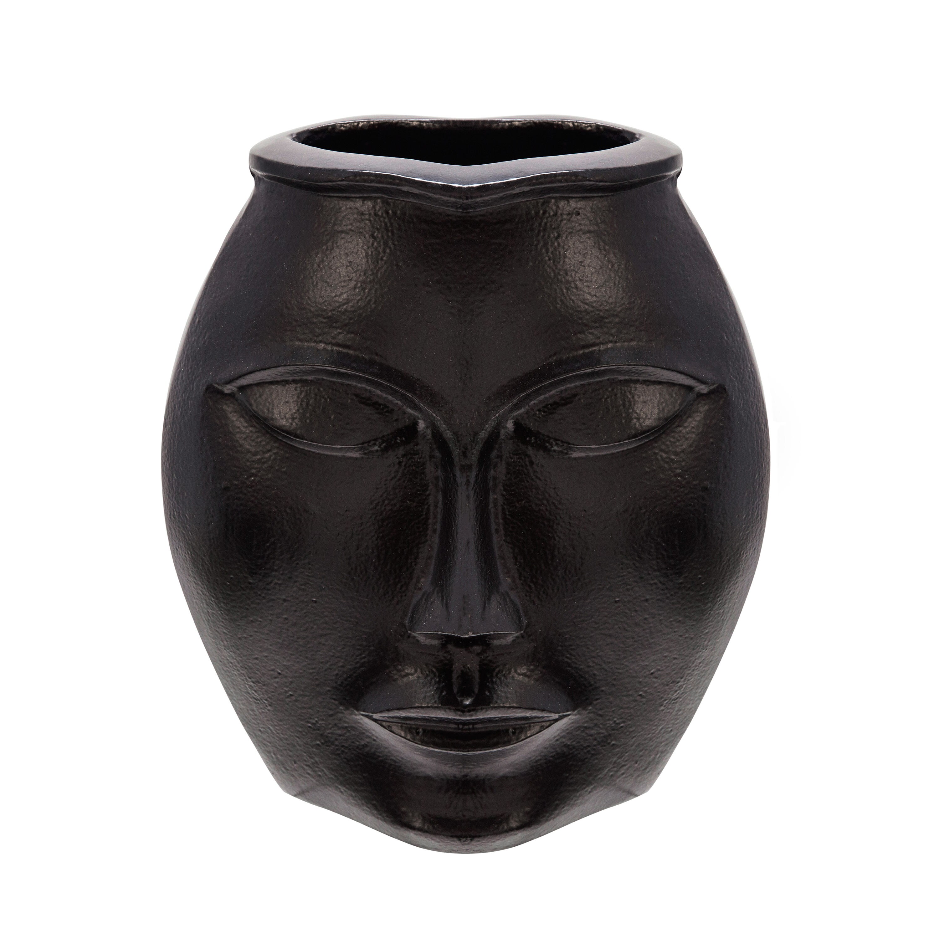 Sagebrook Home 15560-02 Black Aluminum Modern Vase