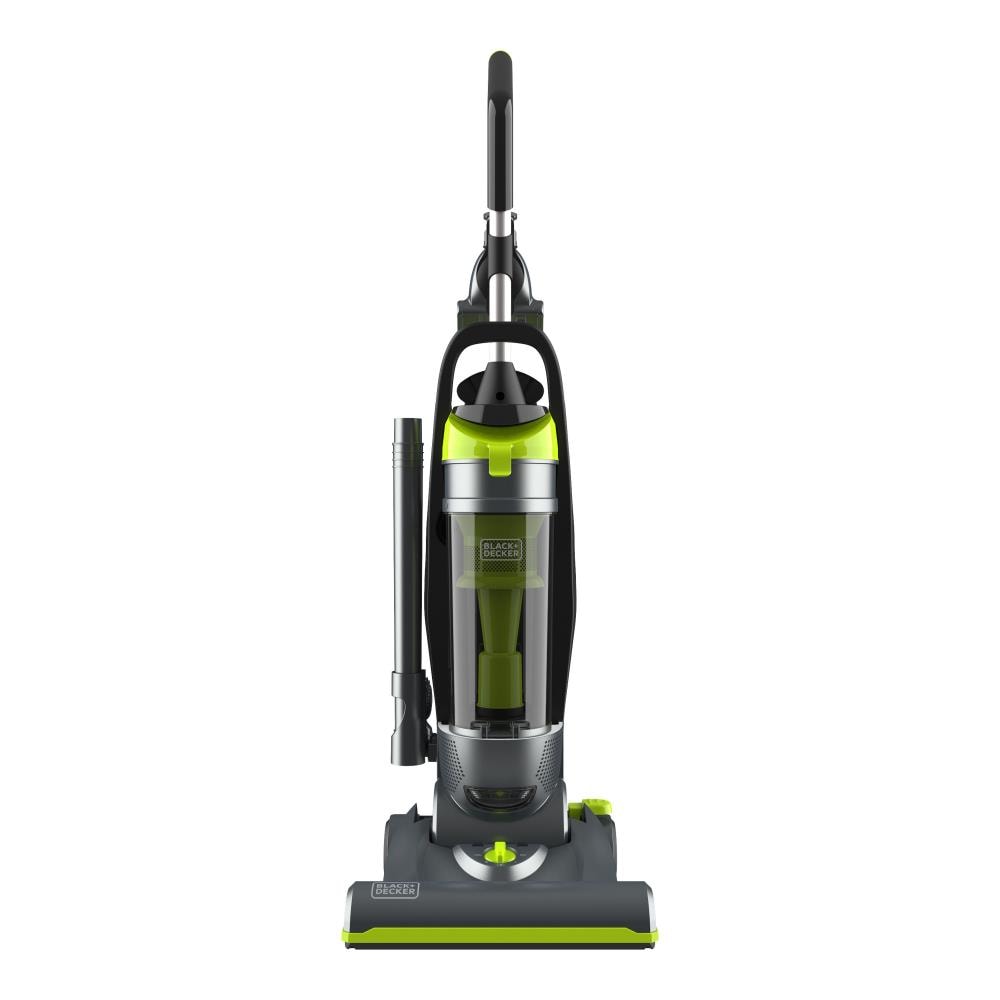 BLACK+DECKER Bagless Upright Vacuum Cleaner with Anti-Allergen HEPA Filer,  Corded 1,200 Watt Motor & 5-Position Carpet Height Settings, (BDXURV309G)