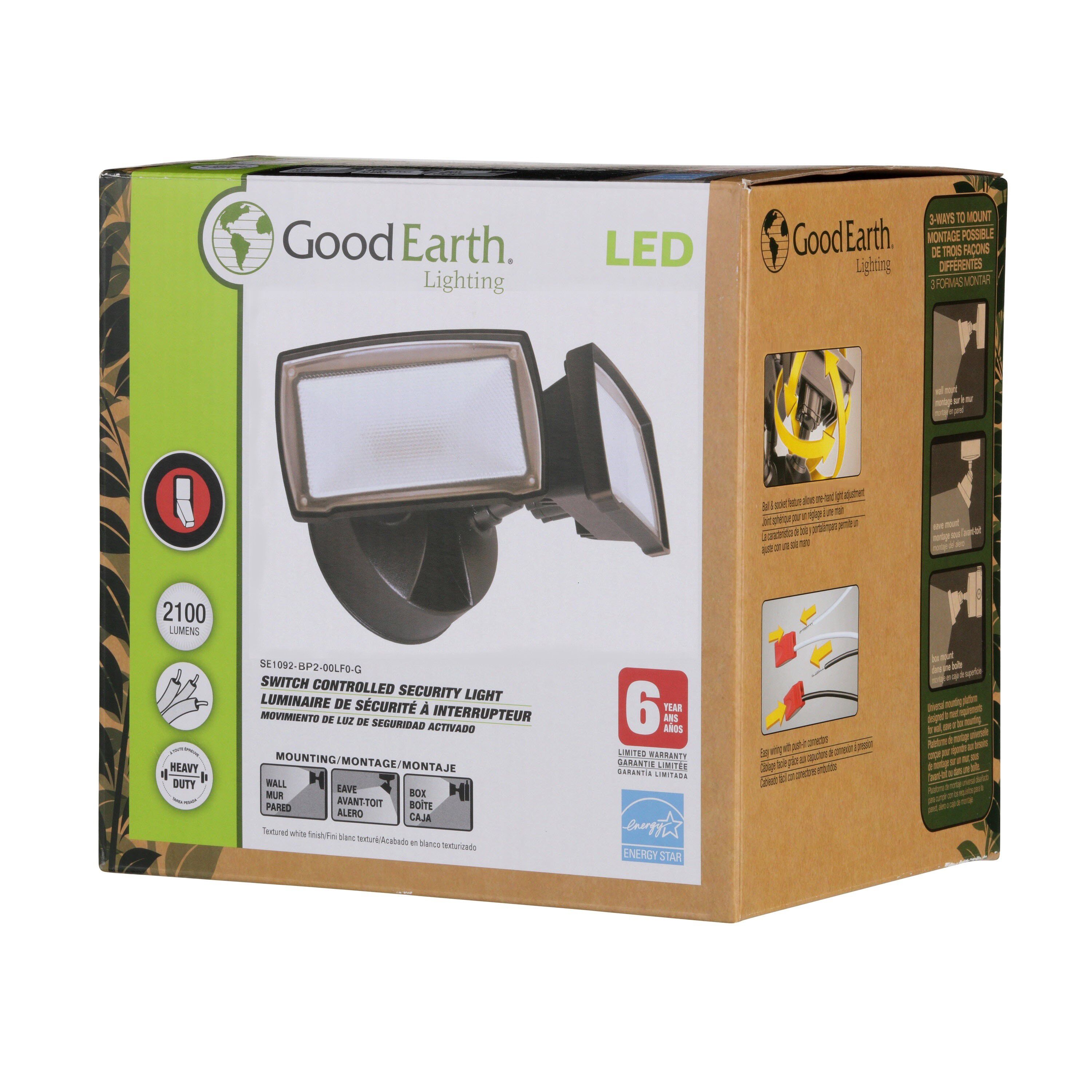 Good Earth Lighting SE1092-BP2-00LF0-G Switch-Controlled-Floodlights - View #10