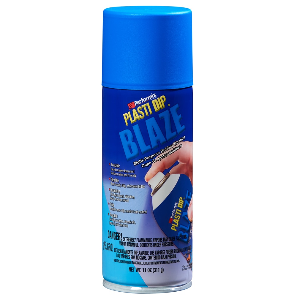 Plasti Dip 11-fl oz Blue Aerosol Spray Waterproof Rubberized Coating in the  Rubberized Coatings department at