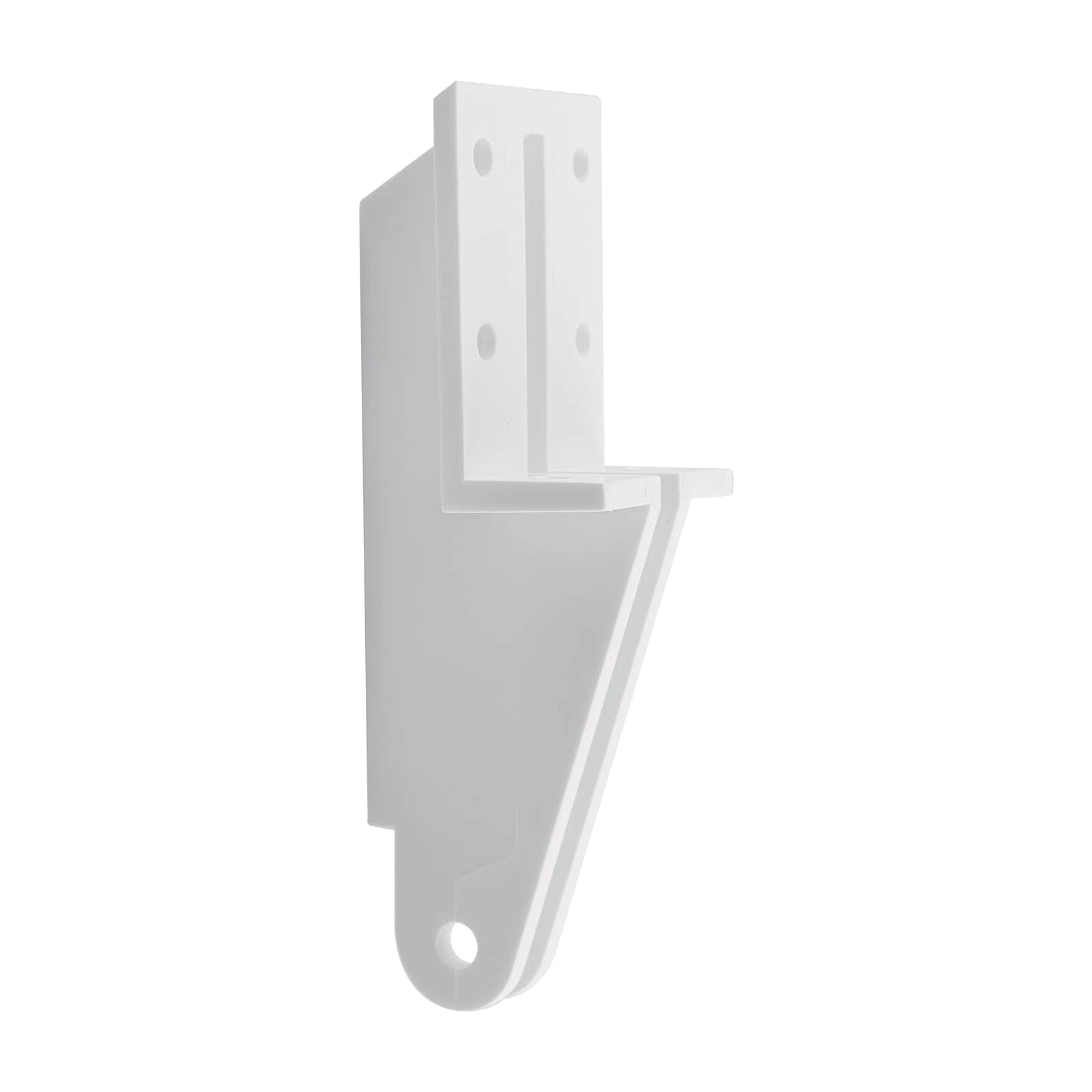 CYIKE  Replacement Door Jamb Bracket Compatible with Lanai Screen Door Closers White Durable Screen Door Jamb Bracket for Aluminum Framed