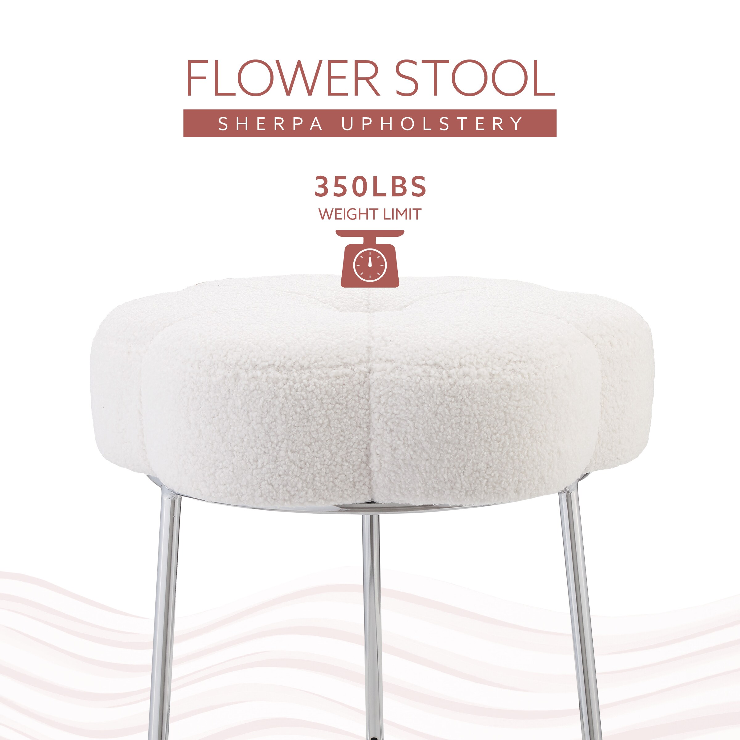 Linon LOWES1464 Vanity-Stools - View #12