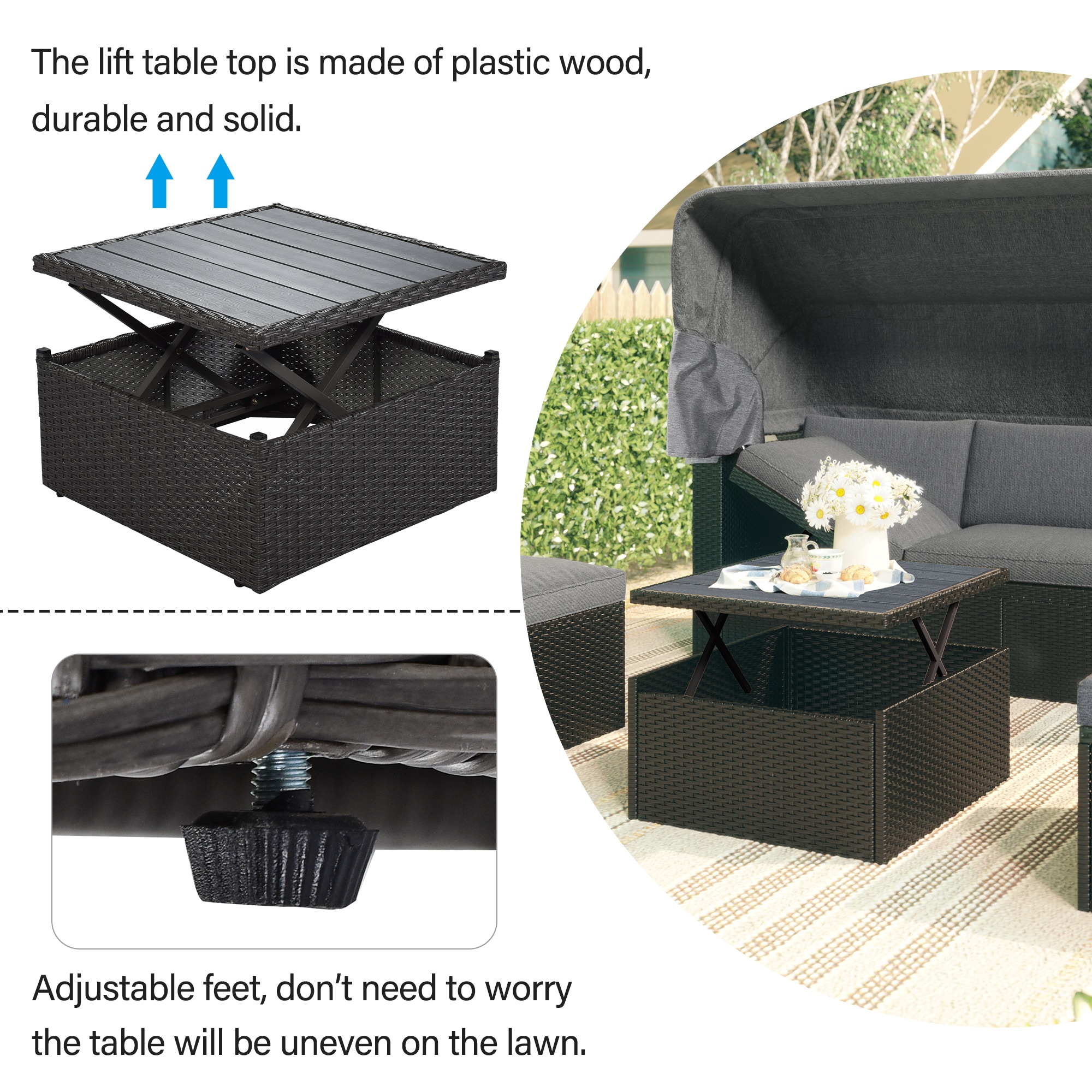 ModernLuxe L-WY000319AAE Patio-Sofas-Daybeds - View #4