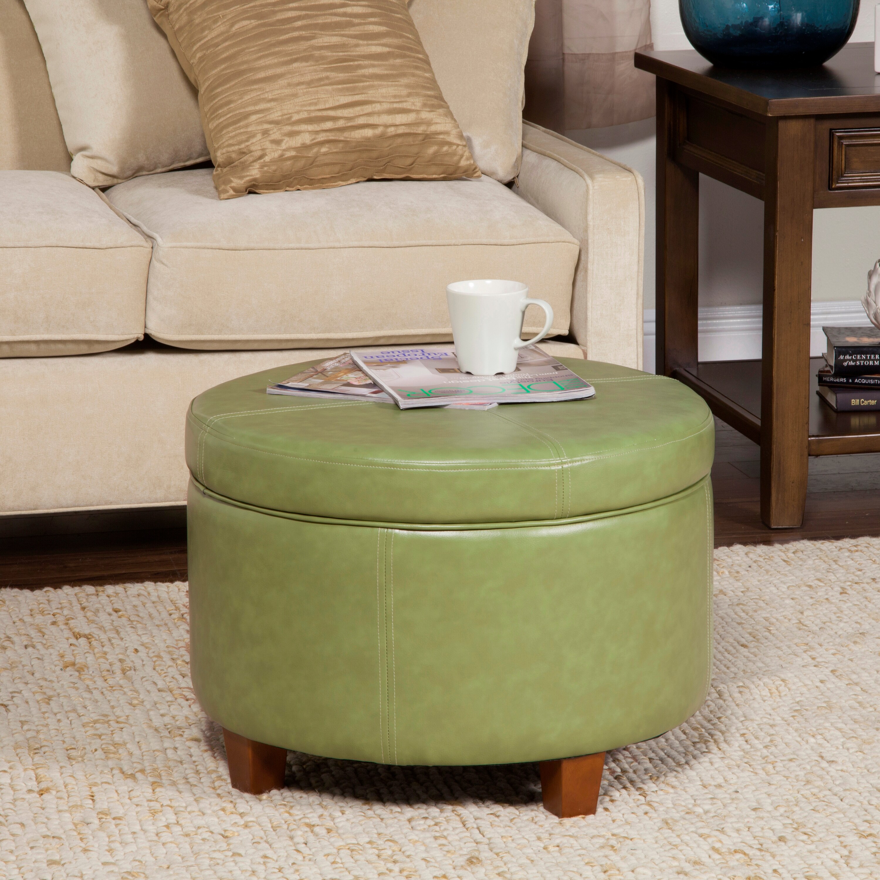 HomePop K6862-E845 Storage Ottoman