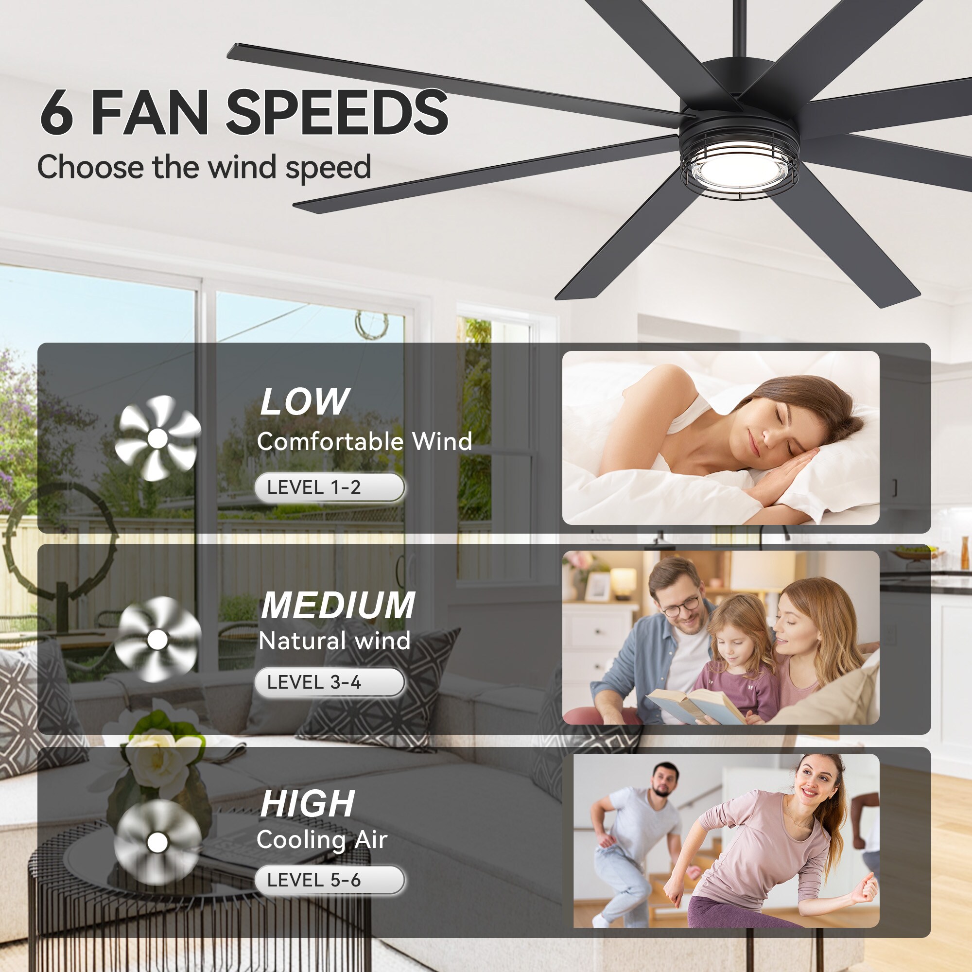 Breezary 23012-BLK Ceiling-Fans - View #14