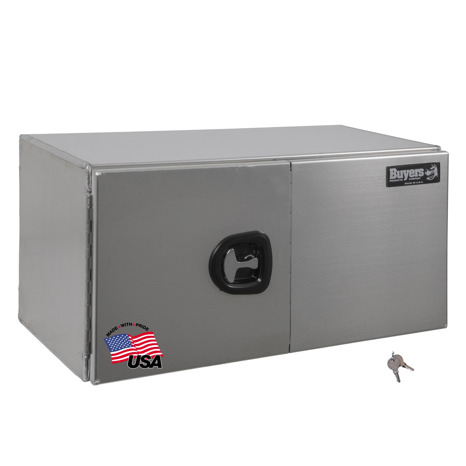 Buyers Products 1705345 60-in x 24-in x 24-in Smooth Aluminum Aluminum Underbody Truck Tool Box