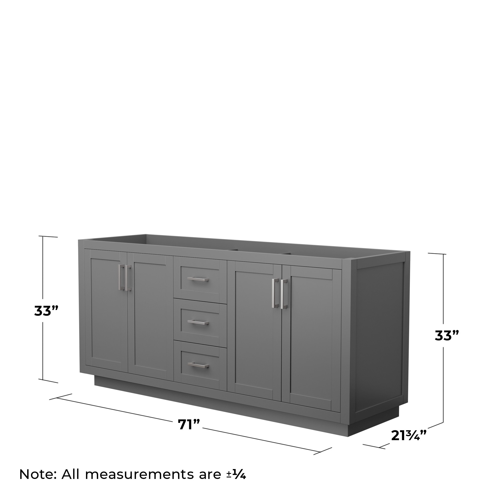 Wyndham Collection WCF292972DKGCXSXXMXX vanities - View #3