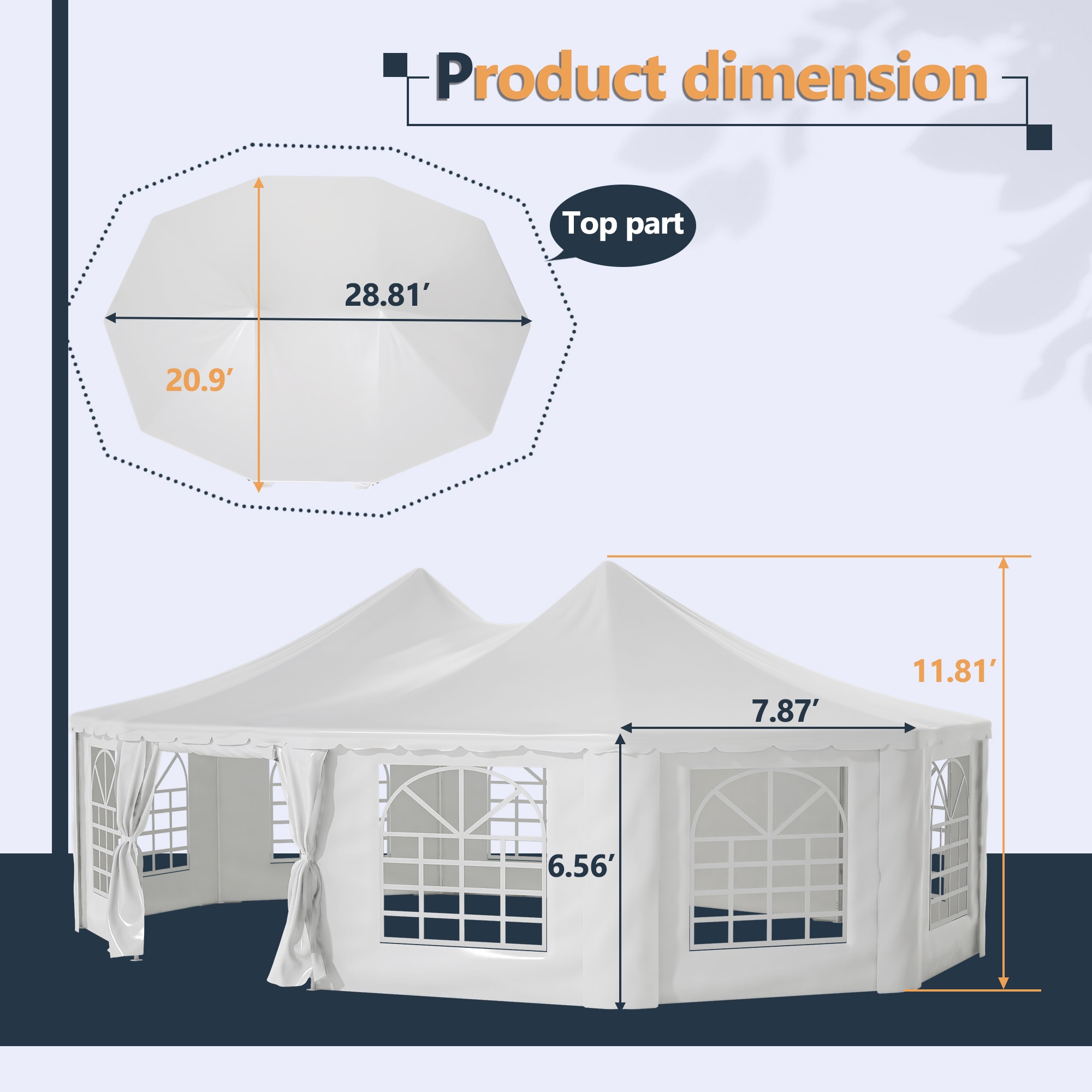 Damerin Z-GA33 Wood-Resin-Gazebos - View #3