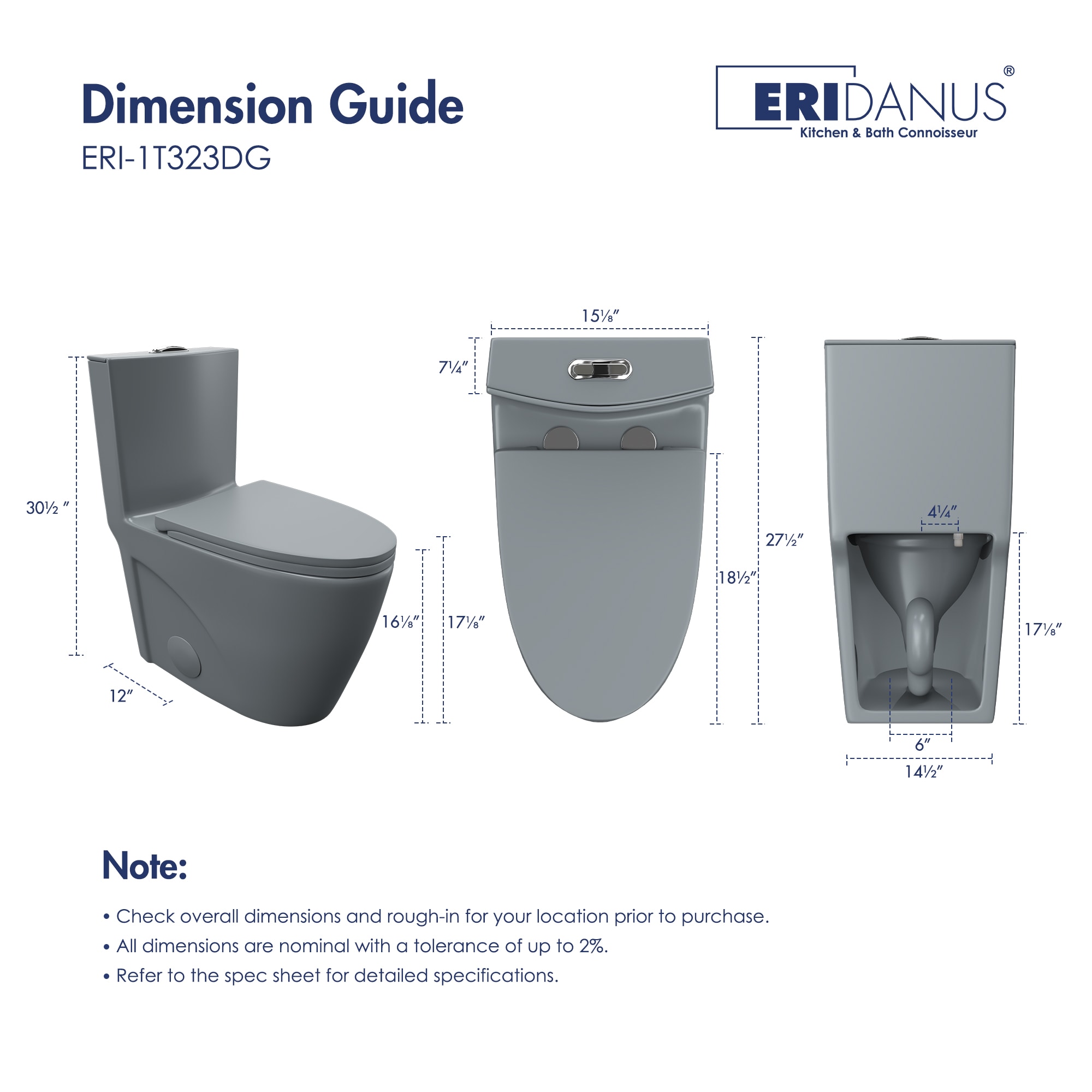 Eridanus ERI-1T323DG toilets - View #9