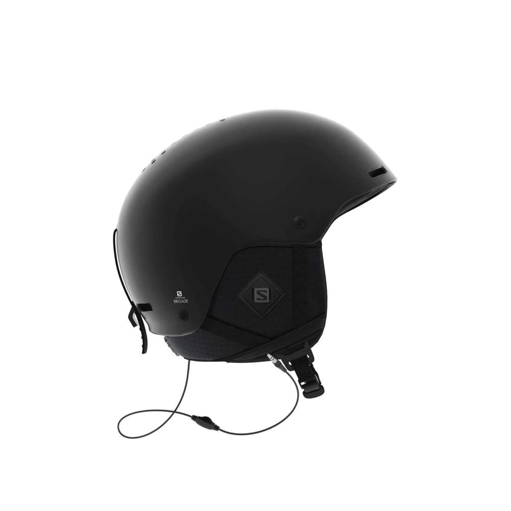 Salomon BRIGADE+ Men's Adjustable Freeride Ski Snowboard Audio Helmet ...
