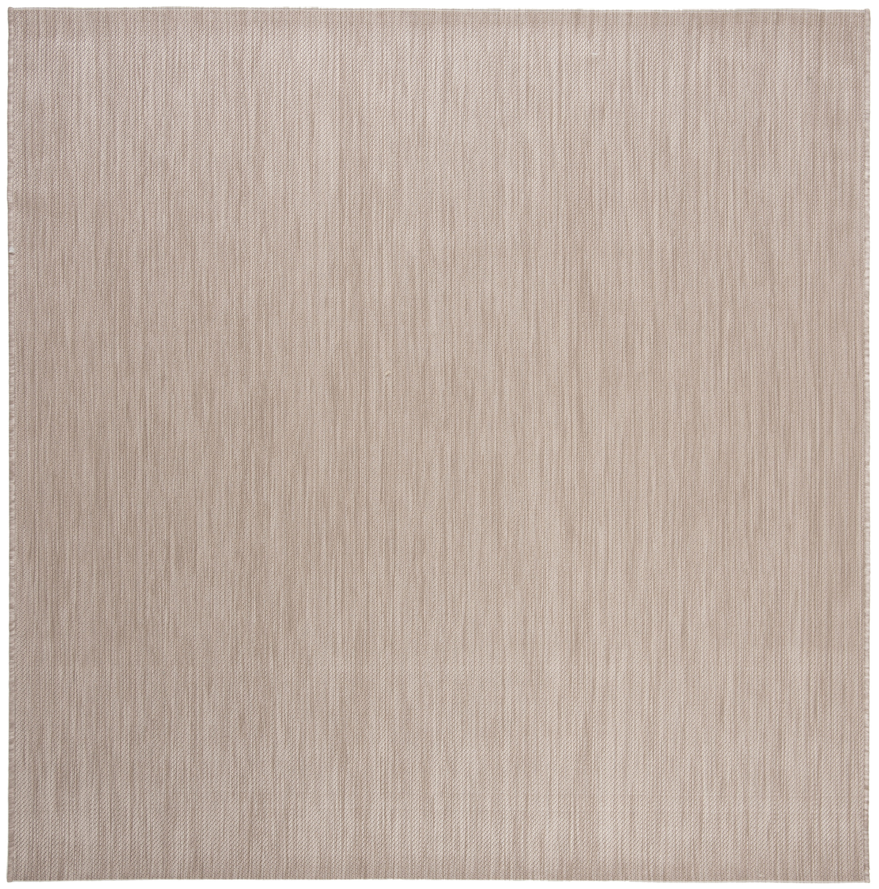 Safavieh BHS218B-8SQ Beach House Adina 8 x 8 (ft) Loomed Polypropylene Beige Square Indoor/Outdoor Solid Farmhouse/Cottage Area rug