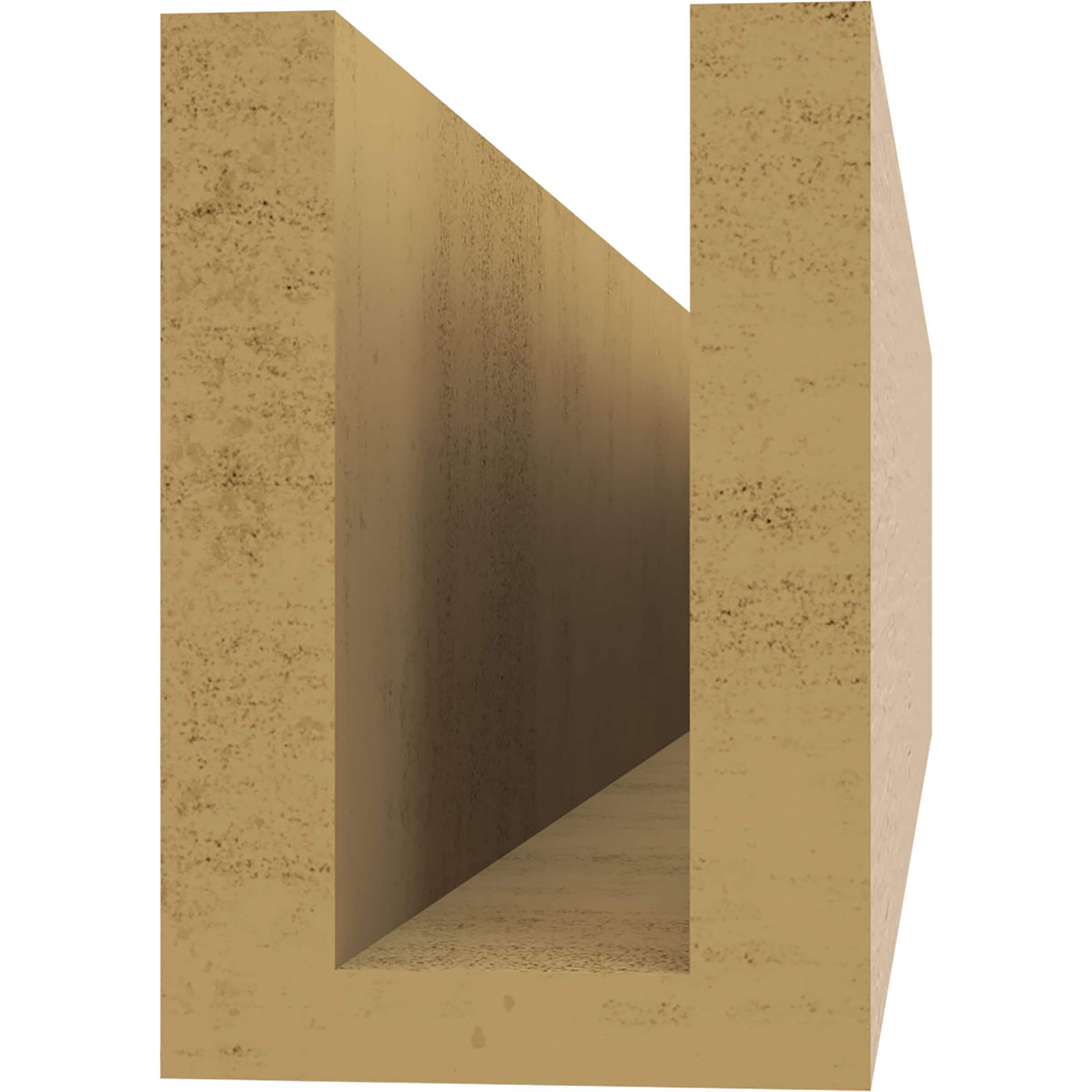 Ekena Millwork RFTU04X06X28BLKRCPR Exterior-Brackets-Braces - View #4
