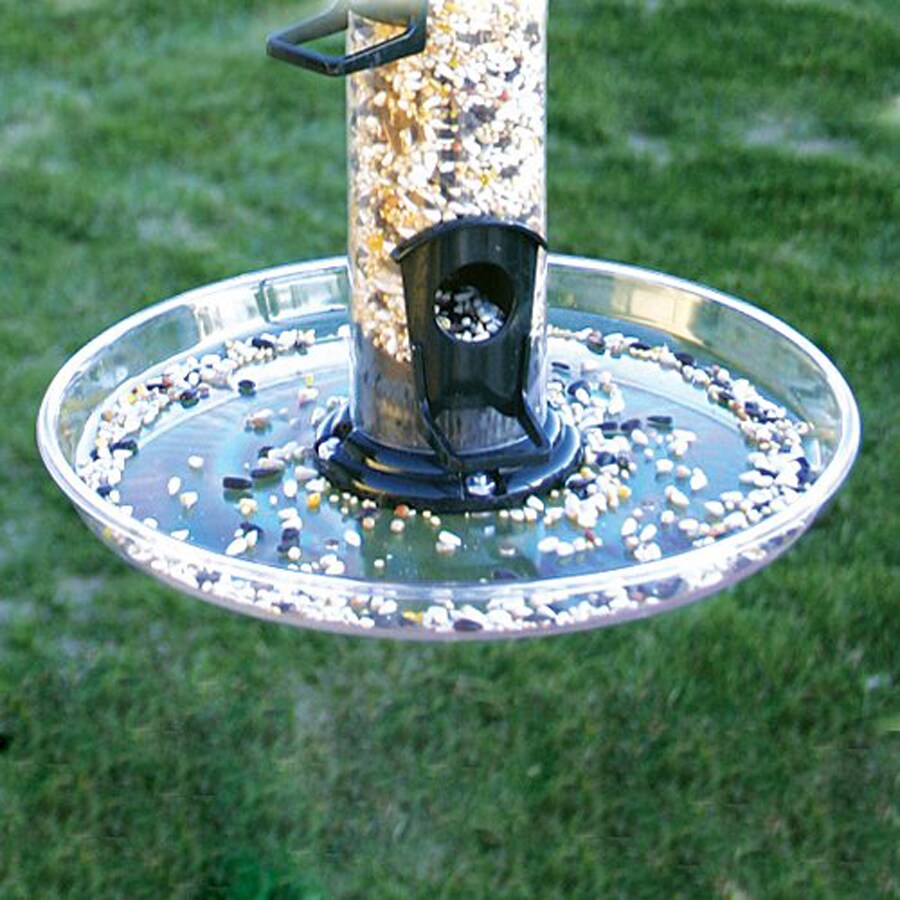 WoodLink 1 Clear Plastic Bird Feeder Catch Tray in the Bird Feeder