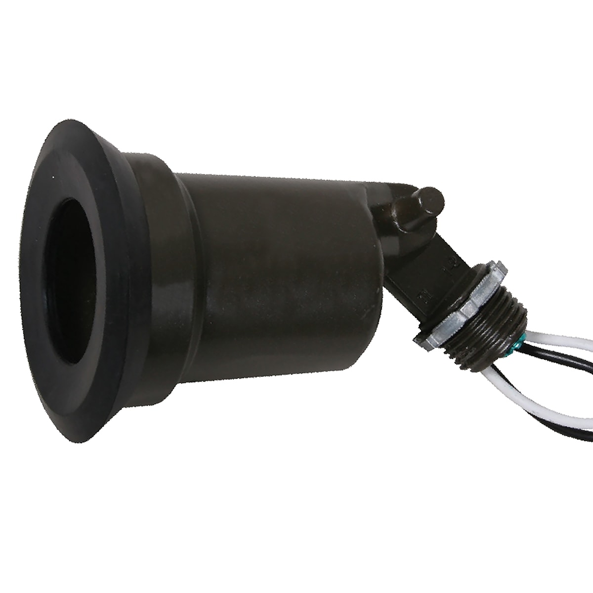Hubbell 5606-2G 150 -Watt EQ LED Bronze 1 -Head Switch-Controlled Flood Light with Adjustable