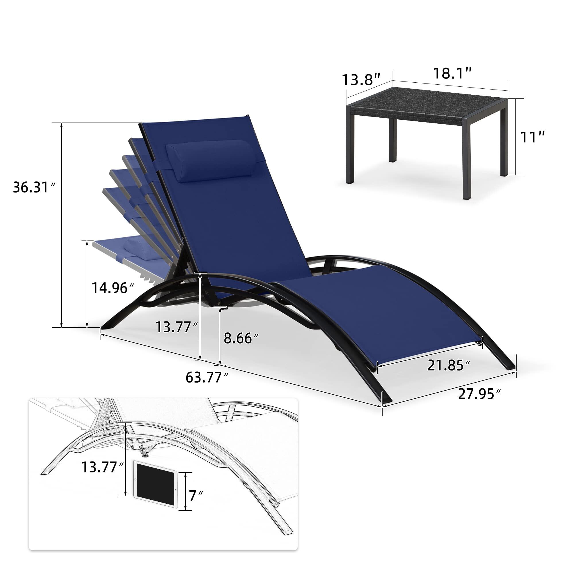 PURPLE LEAF LSMCLS01-XXL-NB Patio-Chairs - View #2