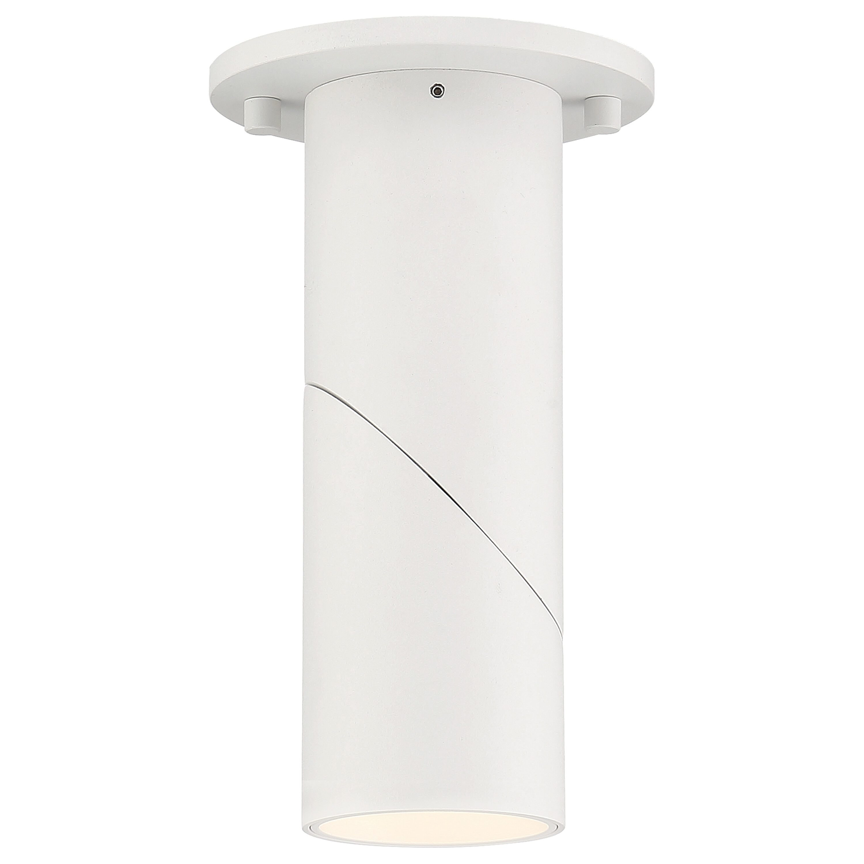 Access Lighting 50012LEDD-WH/CLR Transformer 2.75-in White Integrated LED Flush Mount Light