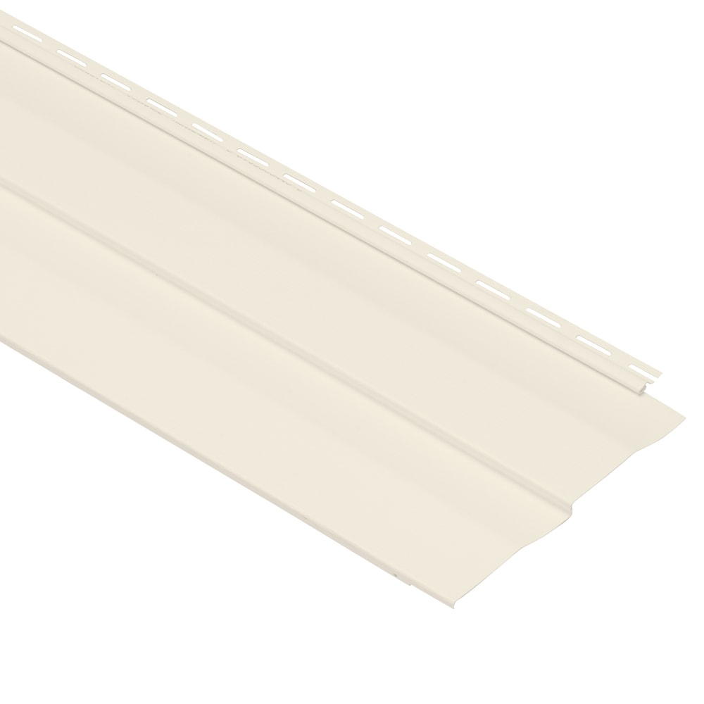 Vision Pro Double 5-in Dutch Lap Pearl Vinyl Siding Panel 10-in x 144-in (10-sq ft /piece) in White | - Georgia-Pacific 531672A