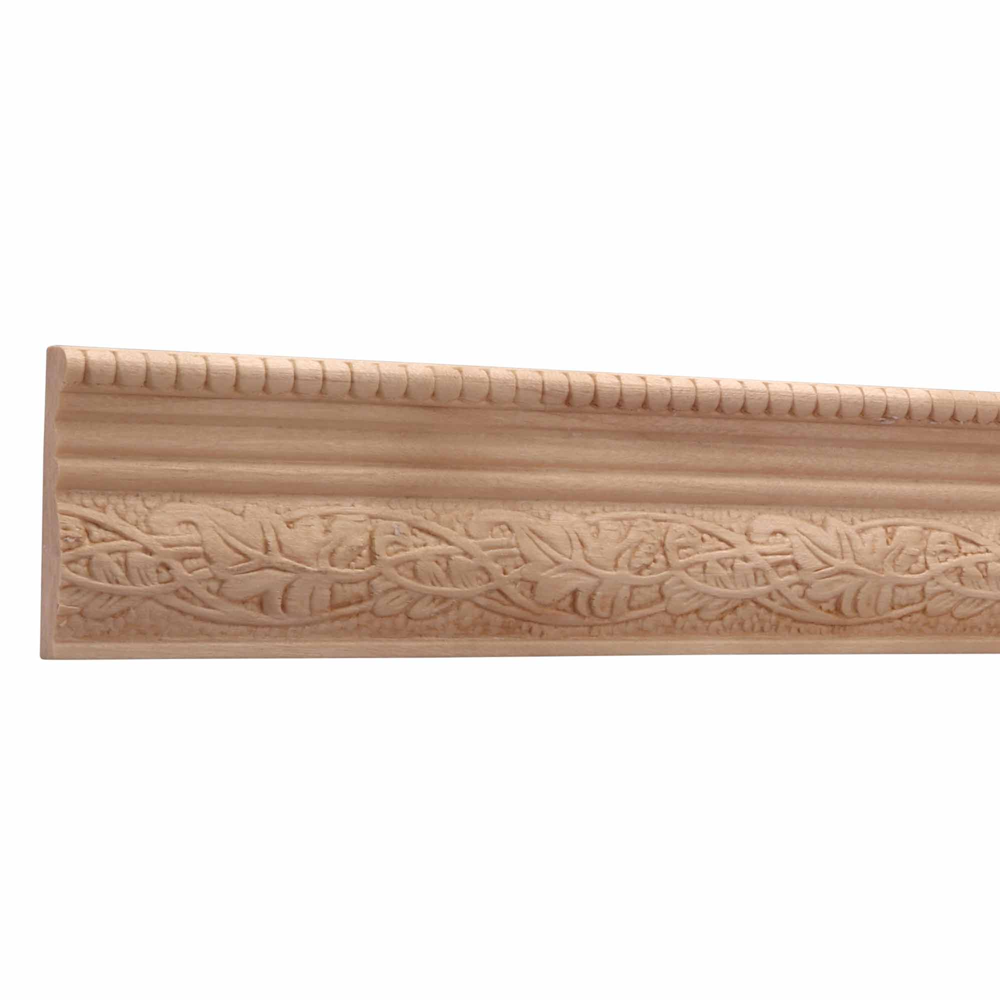 Ornamental Mouldings 2-1/4-in x 8-ft White Hardwood Unfinished Wood Chair Rail Moulding