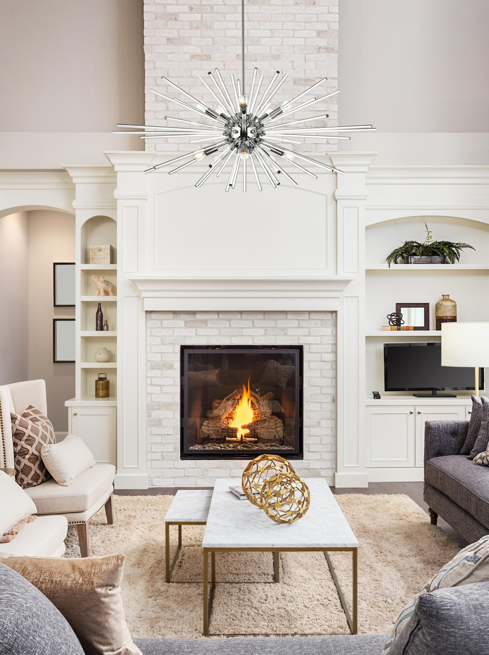 Elegant Decor HF7506D46C Pendant-Lights - View #2