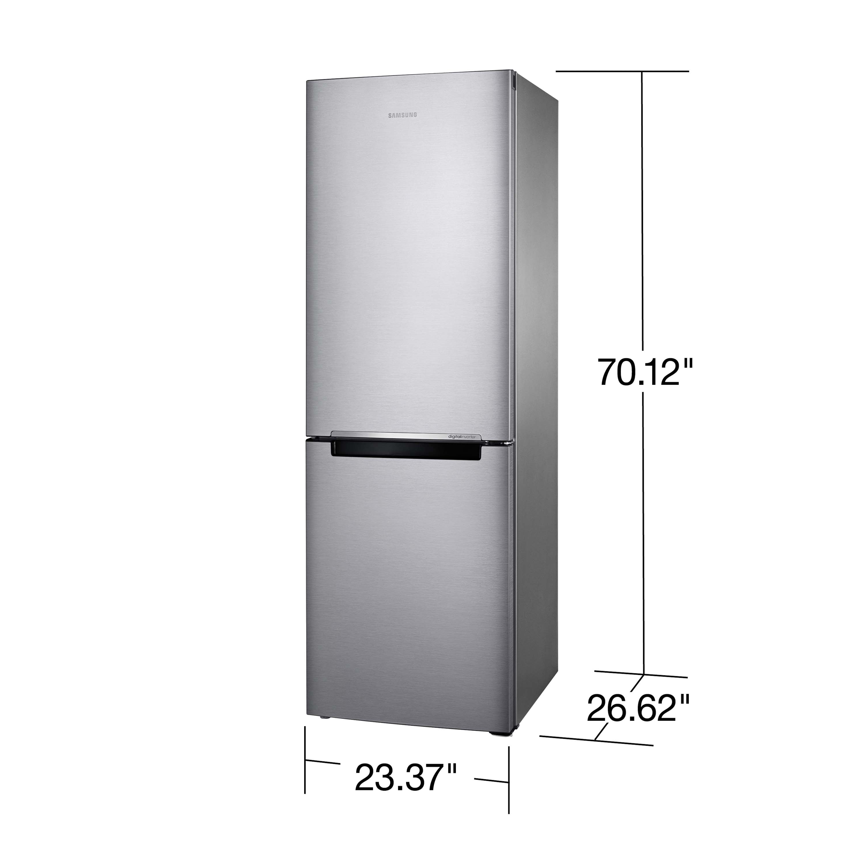 Samsung 11.3-cu ft Counter-depth Bottom-Freezer Refrigerator (Fingerprint  Resistant Stainless Steel) ENERGY STAR at