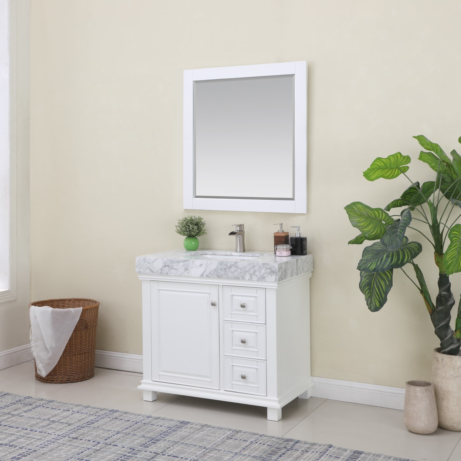 Altair 539036-WH-CA Bath-Vanity-Combo - View #6