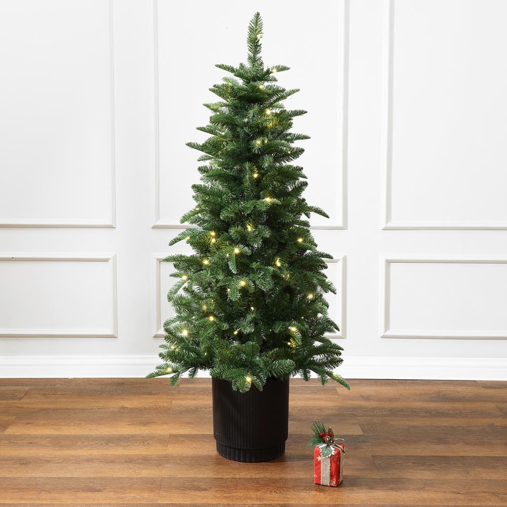 LuxenHome WHAP2125 Artificial-Christmas-Trees - View #3