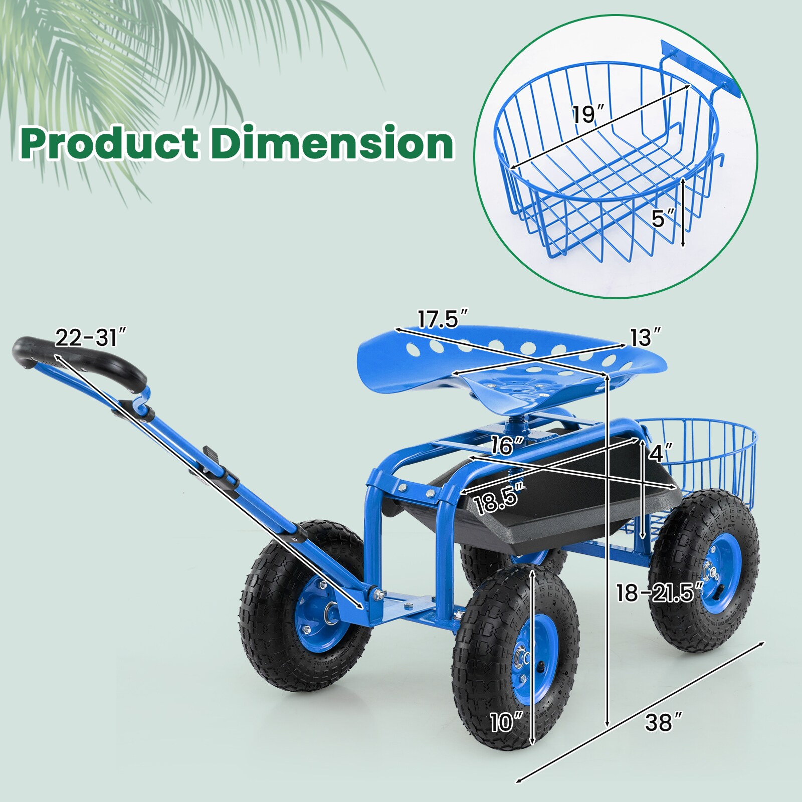 Slickblue D-CO-LB9473TG Yard-Carts - View #8