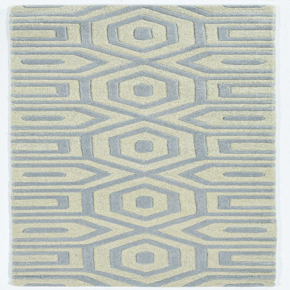 HomeRoots 354089 Bernadette 2 X 7 (ft) Rag Wool Gray Indoor Abstract Runner Rug