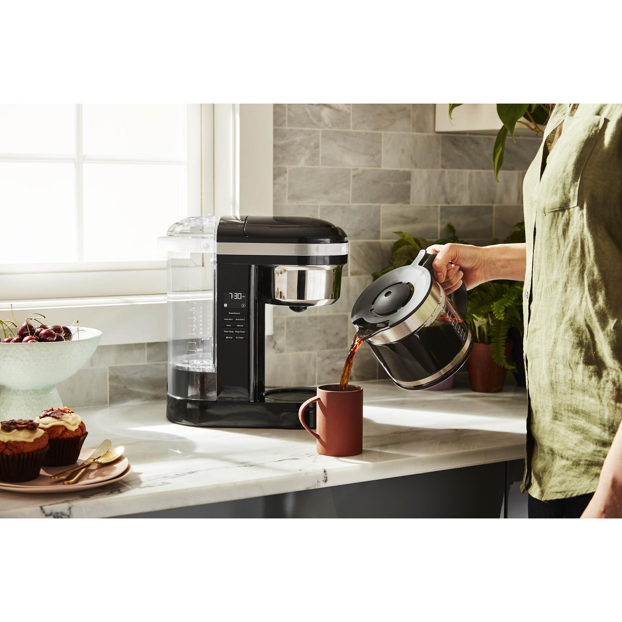 Krups Simply Brew Stainless Steel Drip Coffee Maker 10 Cup 900 Watts  Digital Control, Coffee Filter, Drip Free, Dishwasher Safe Pot Silver and  Black