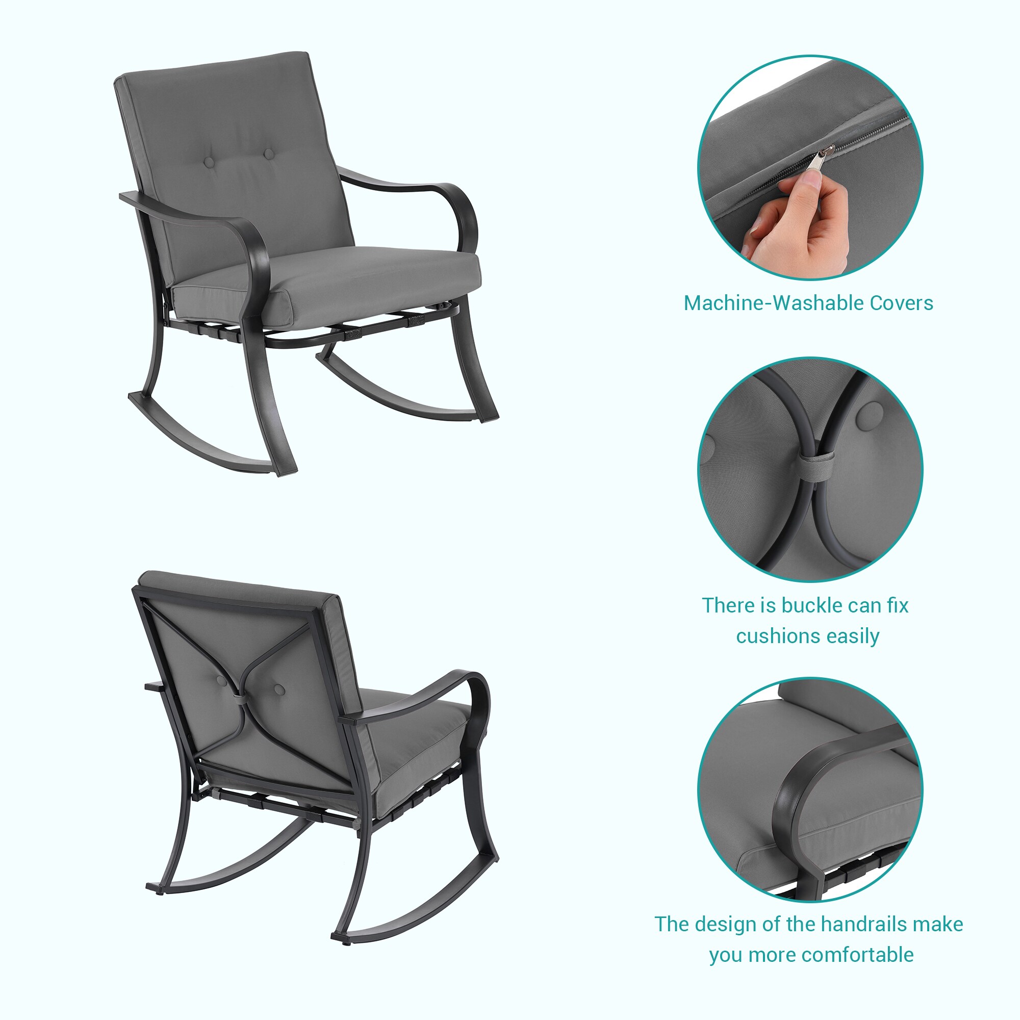 ACEGOSES LW-A17G Patio-Conversation-Sets - View #4