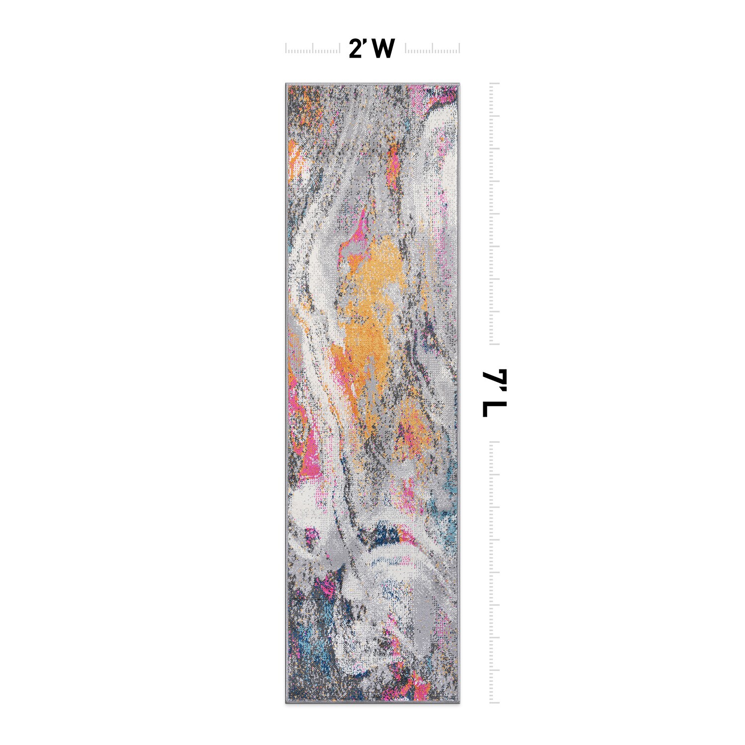 World Rug Gallery 2091MULTI2X7 rugs - View #2