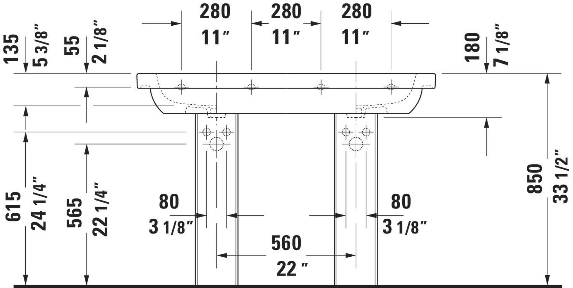 Duravit 03481200002 Bath-Sink - View #10