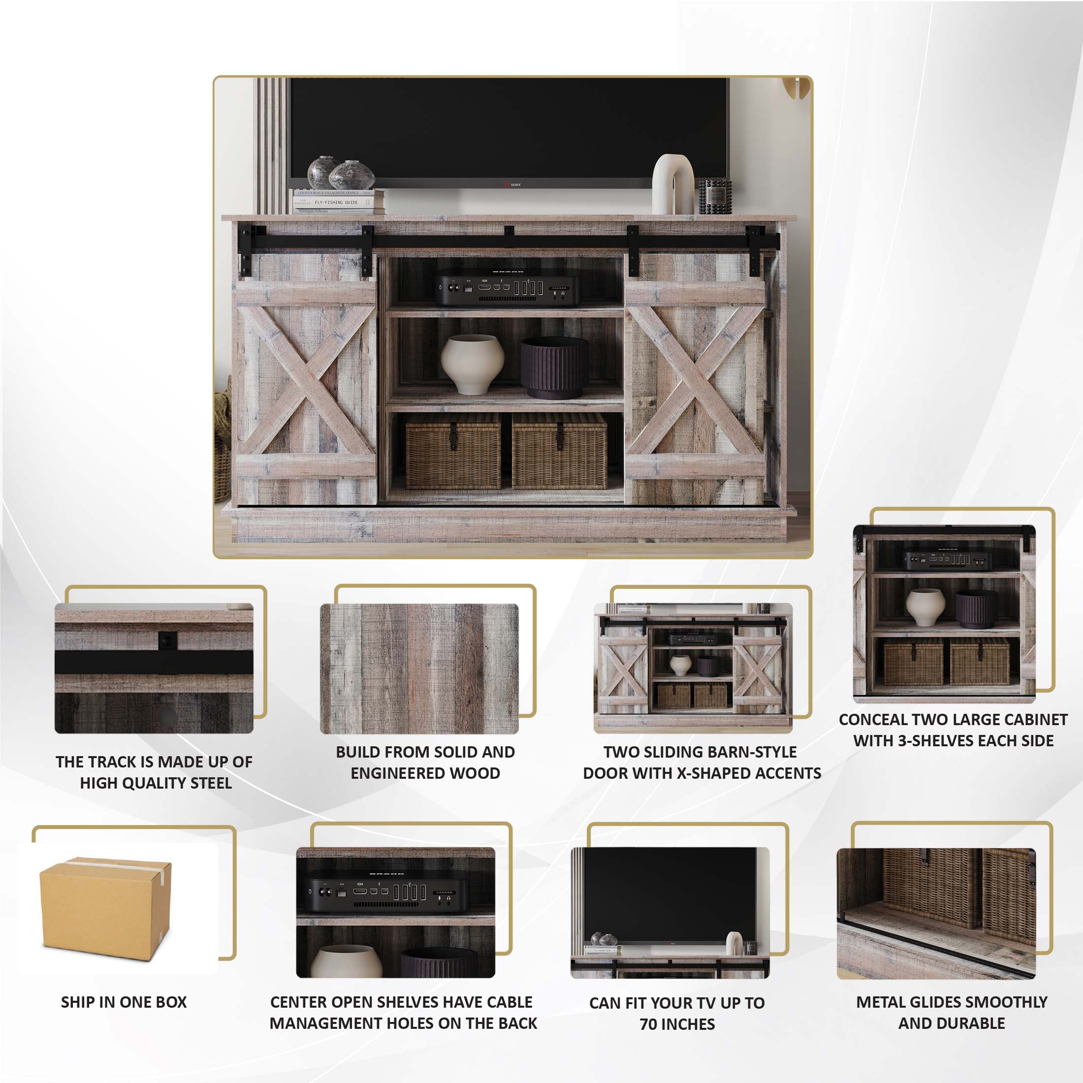 CasePiece C7030TV-LOK Tv-Stands - View #8