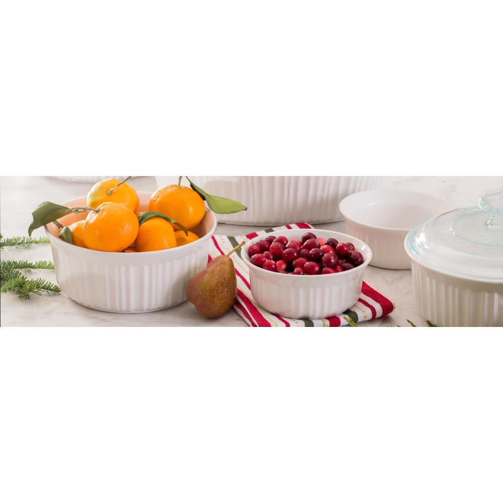 French White 2-Piece Bakeware Set, CorningWare