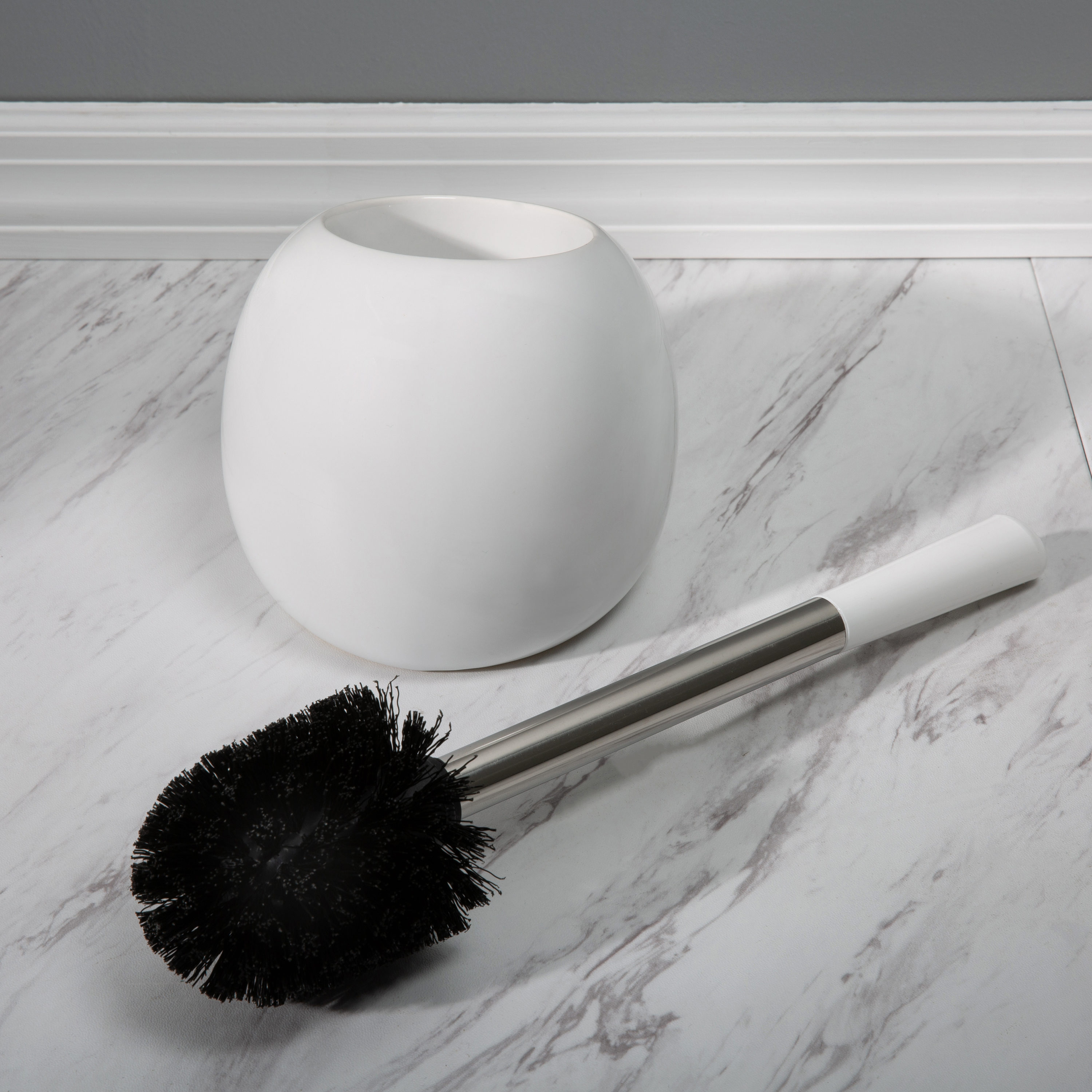 Bath Bliss 23078-WHITE Toilet-Brush-Holders - View #4