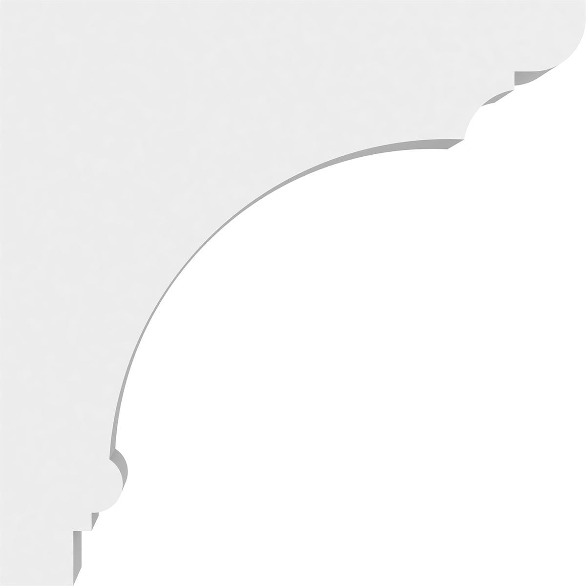 Ekena Millwork BKTP04X10X10HUG Exterior-Brackets-Braces - View #3